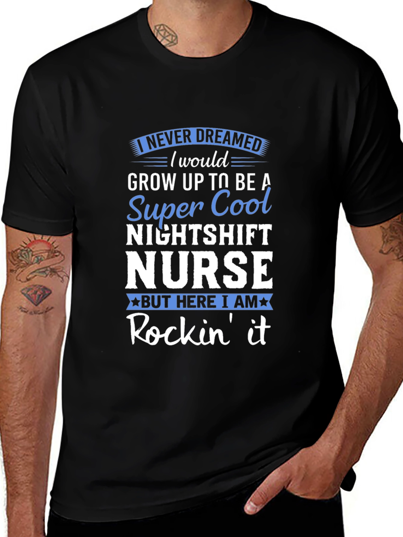 Nightshift Nurse T-Shirt - Super Cool Design