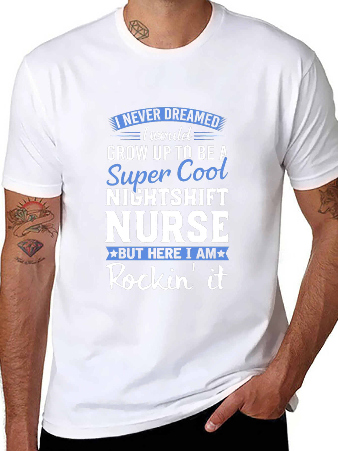 Nightshift Nurse T-Shirt - Super Cool Design