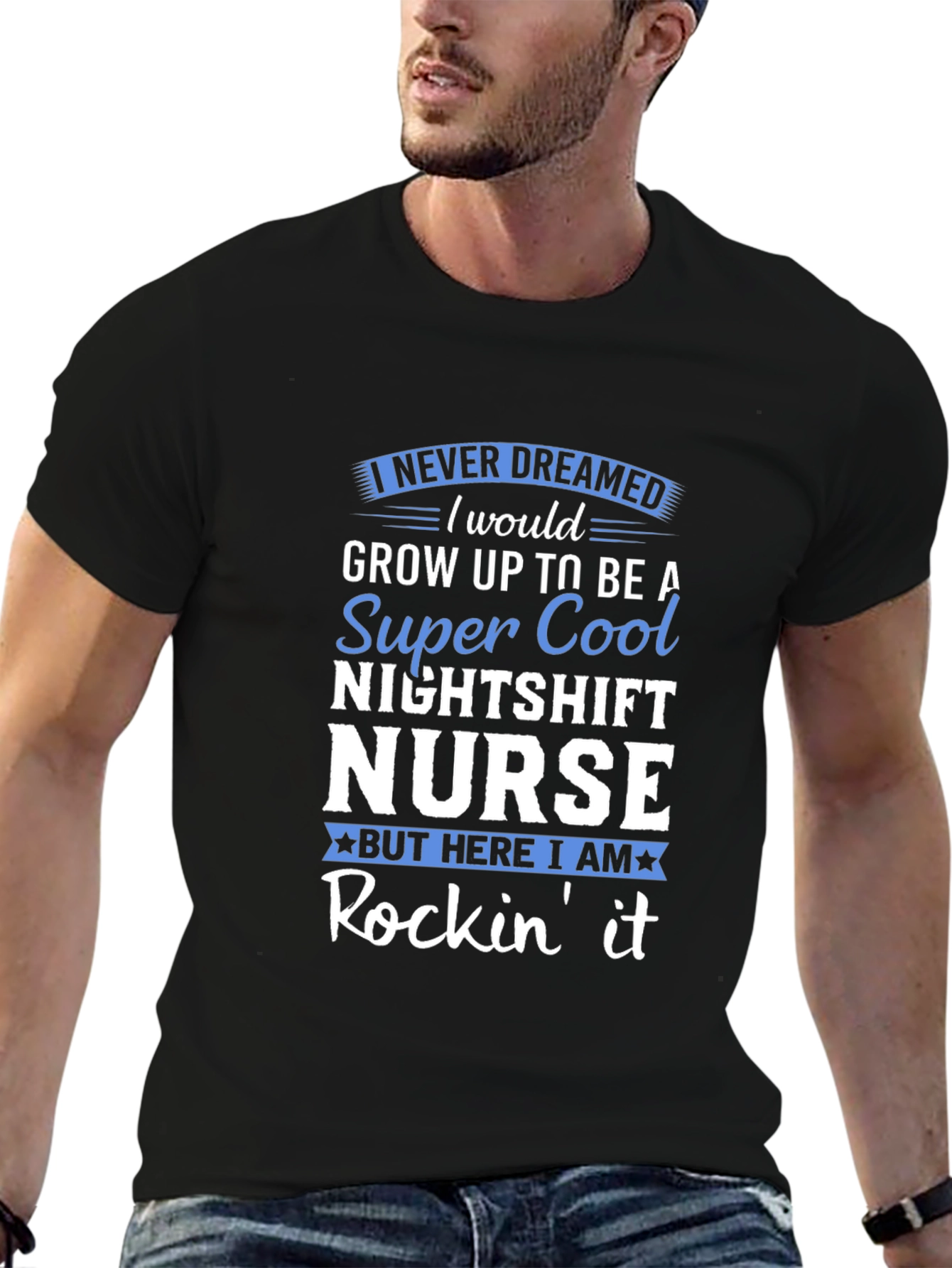 Nightshift Nurse T-Shirt - Super Cool Design