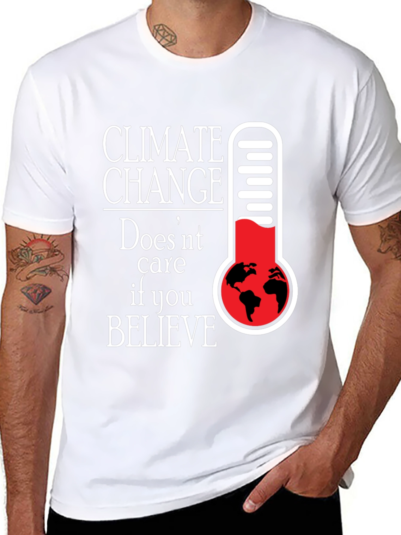 Climate Change Awareness Graphic T-Shirt
