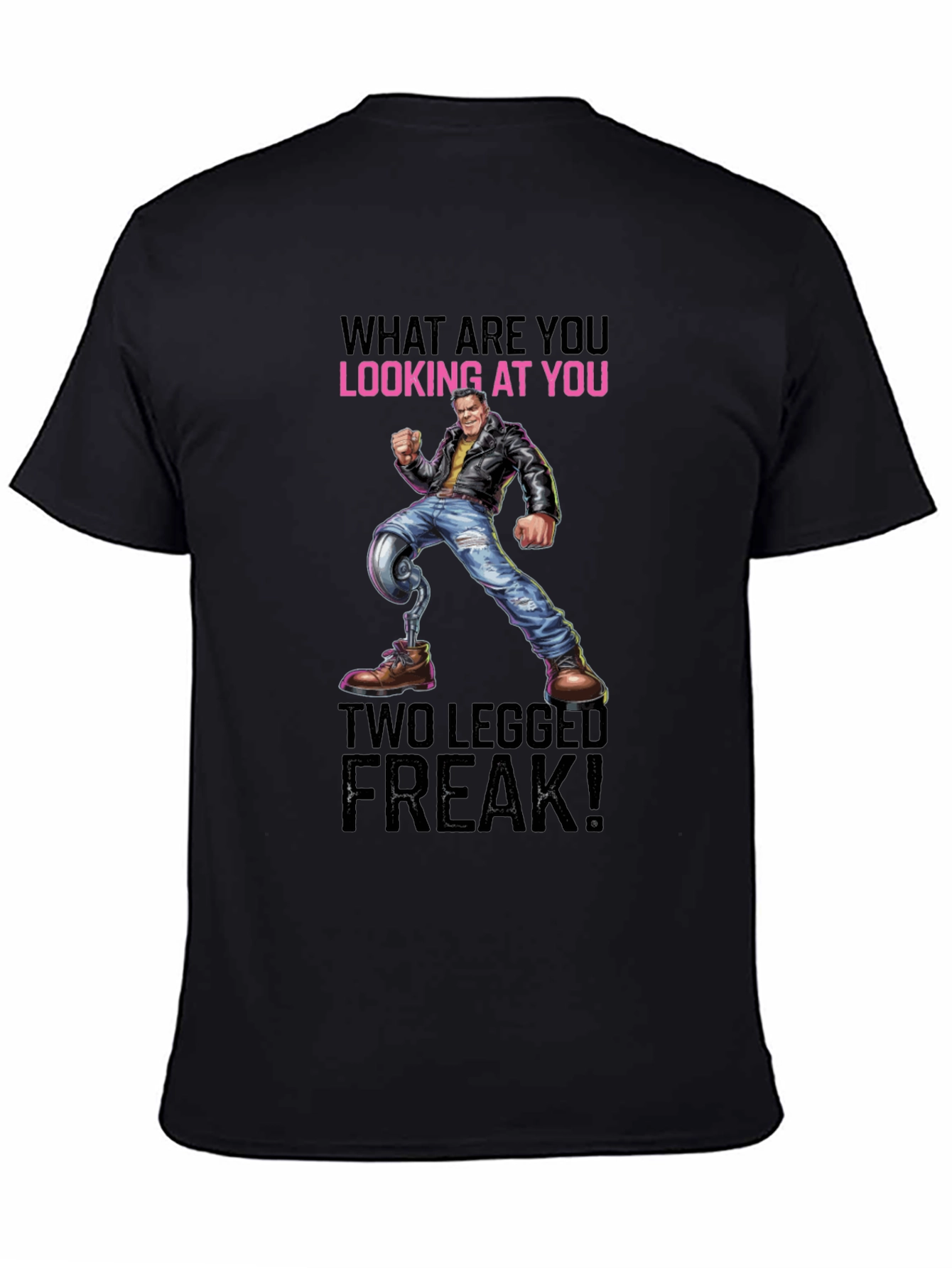 Two Legged Freak T-Shirt - Offensive Humor Tee