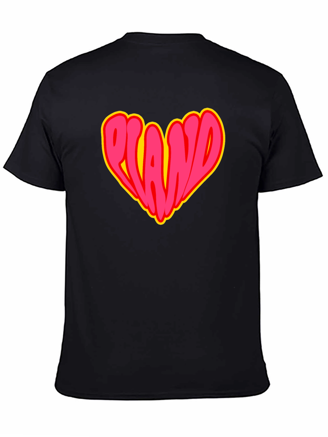 Heart Plano Graphic T-Shirt