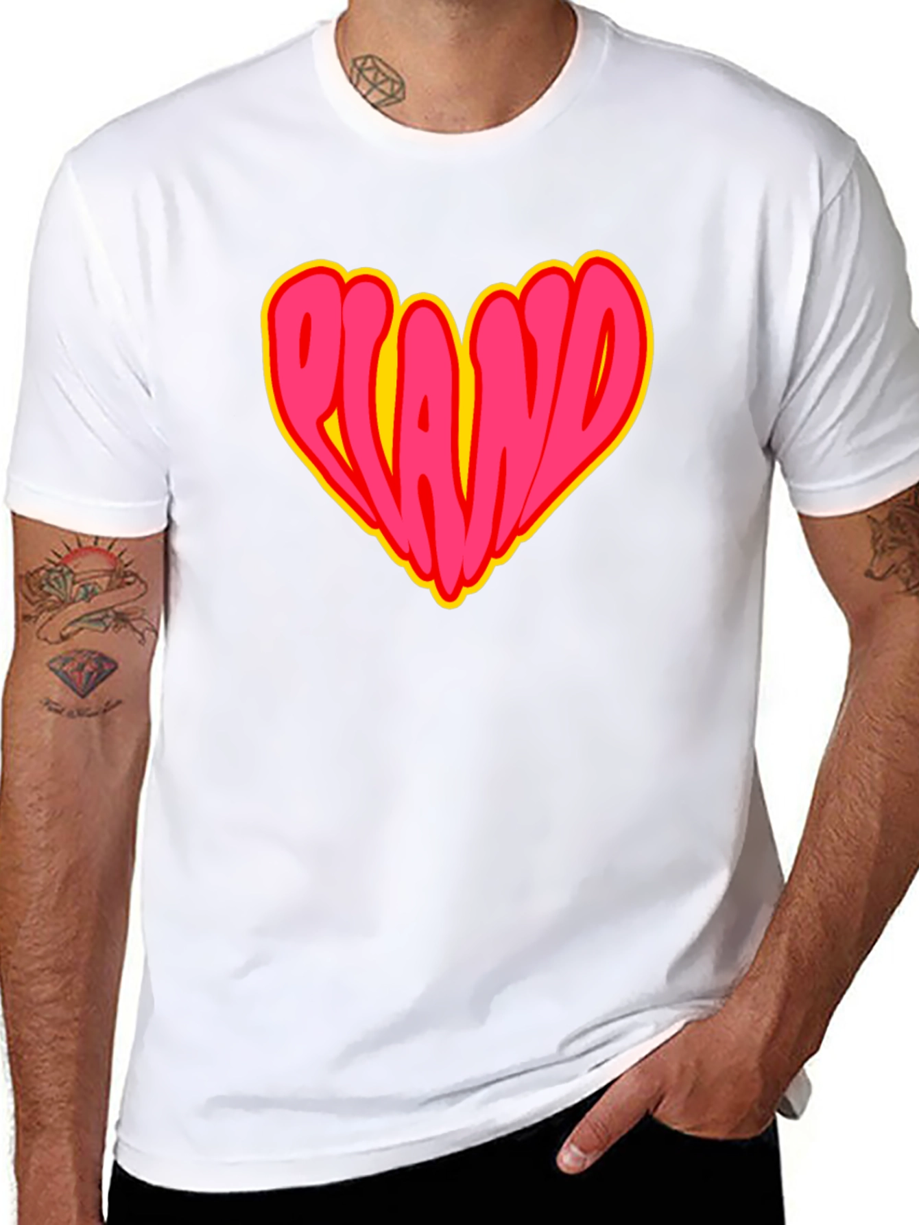 Heart Plano Graphic T-Shirt