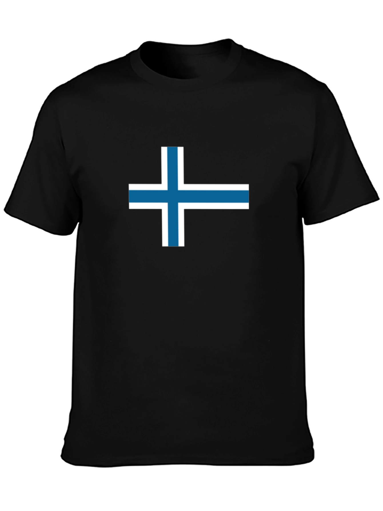 Nordic Cross T-Shirt - Black