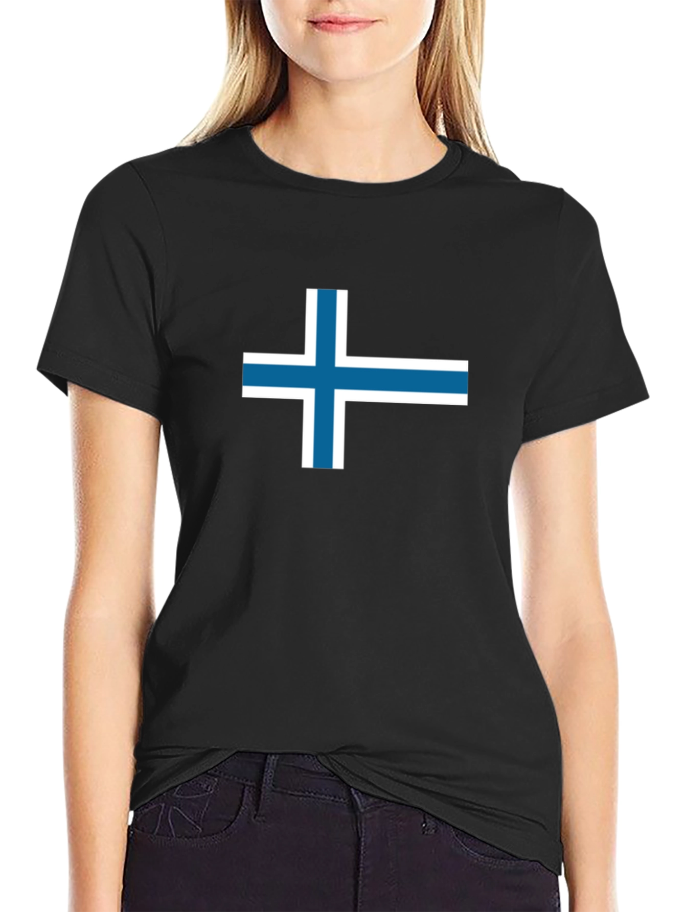 Nordic Cross T-Shirt - Black