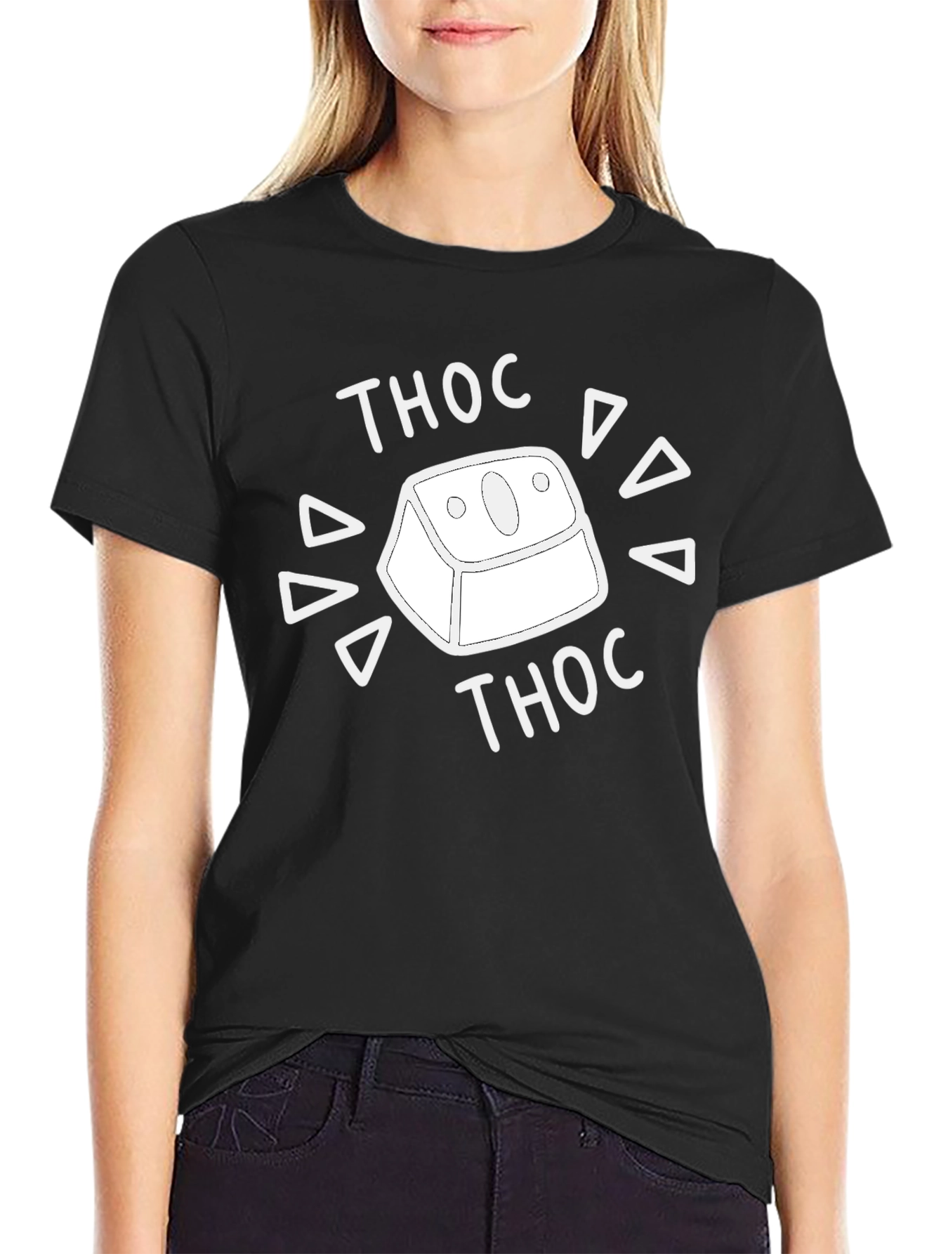 THOC Keycap T-Shirt - Keyboard Enthusiast Apparel