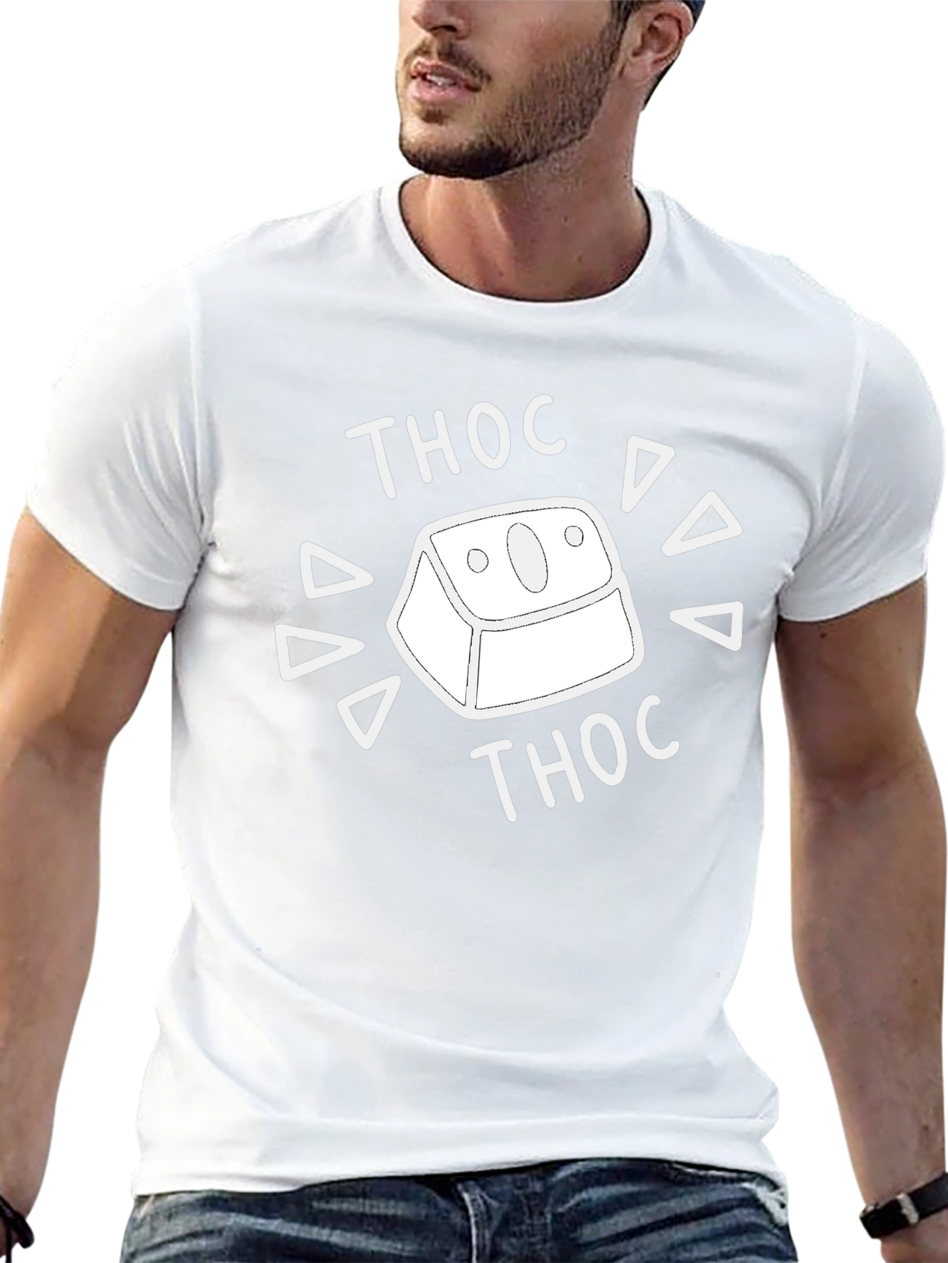 THOC Keycap T-Shirt - Keyboard Enthusiast Apparel
