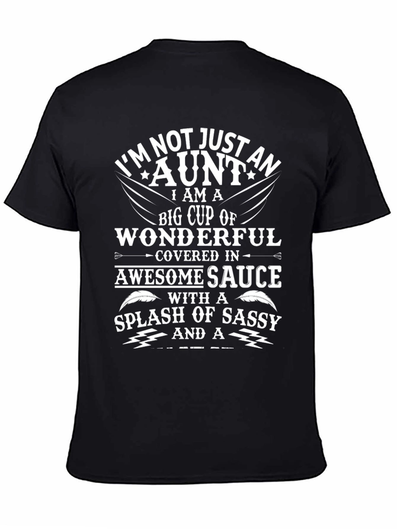 Awesome Aunt Graphic T-Shirt - Sassy Aunt Tee