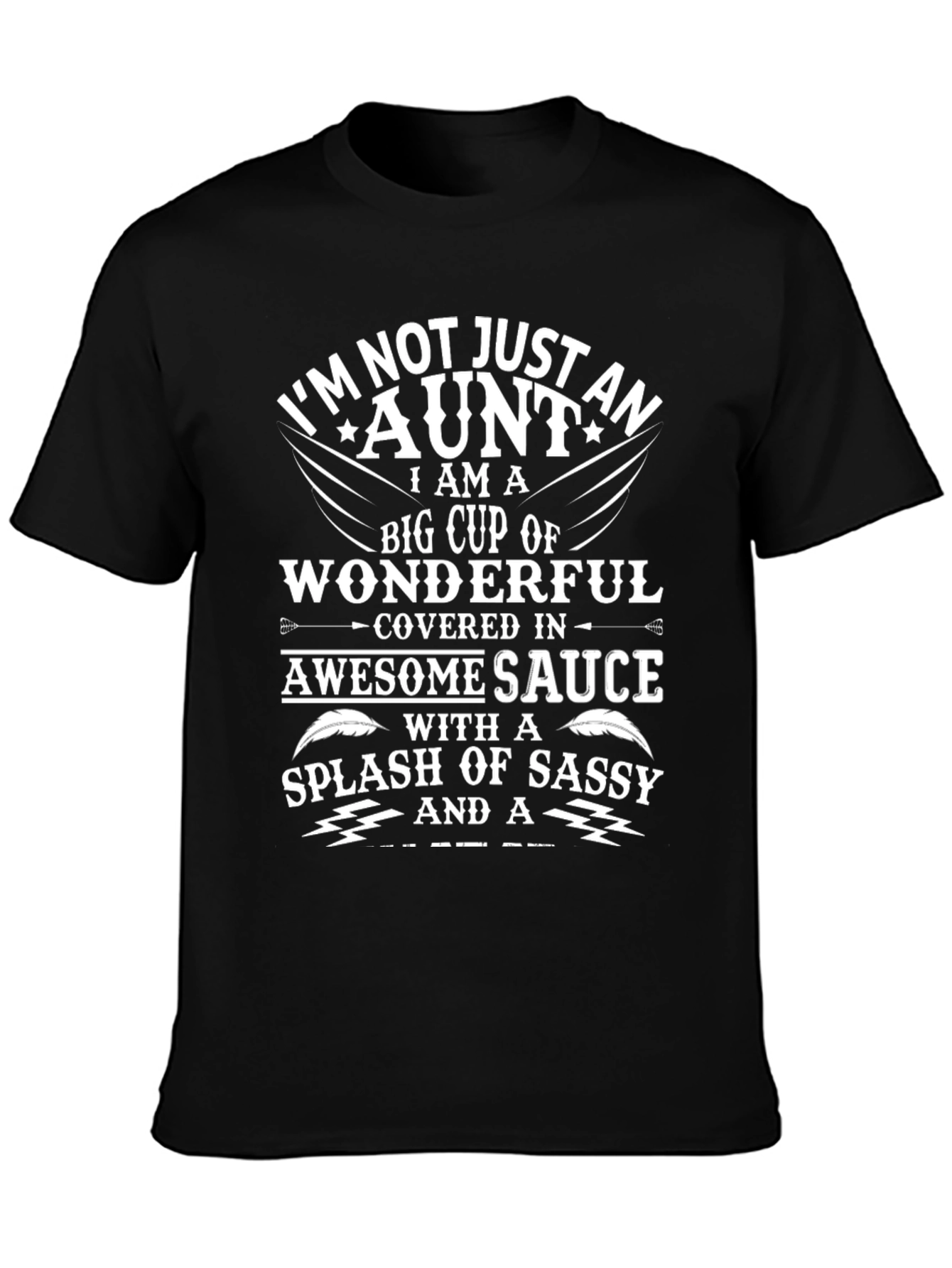 Awesome Aunt Graphic T-Shirt - Sassy Aunt Tee