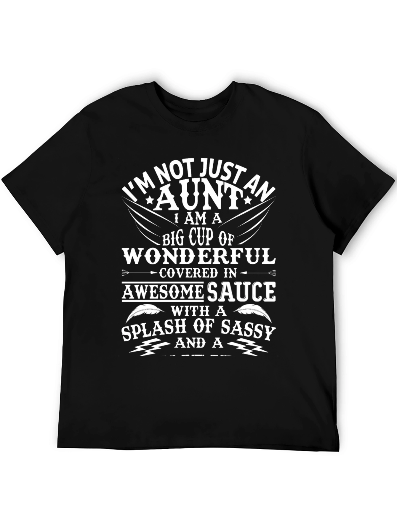 Awesome Aunt Graphic T-Shirt - Sassy Aunt Tee