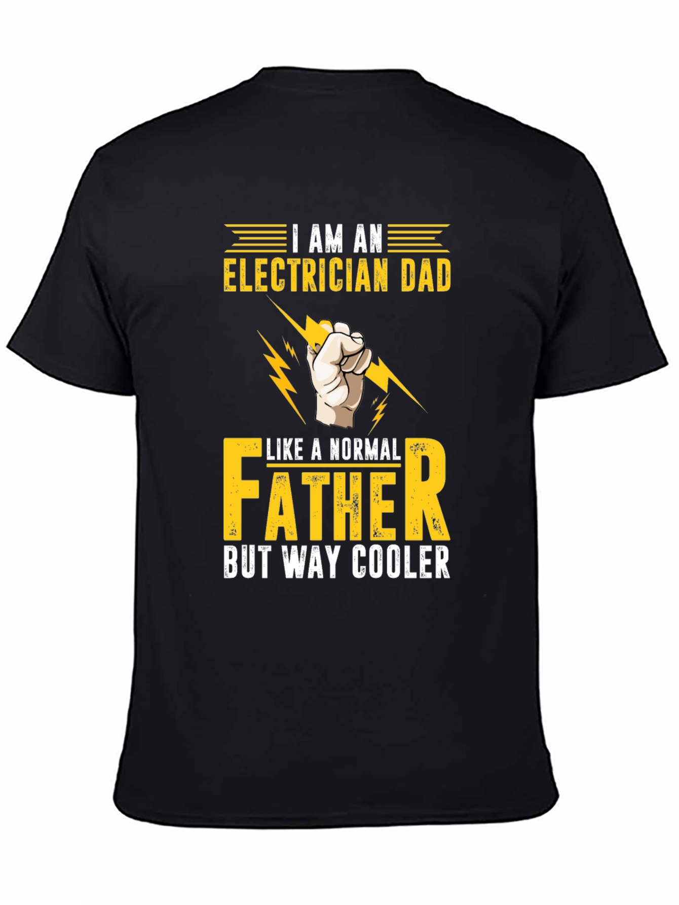 Electrician Dad T-Shirt - Way Cooler Father Tee