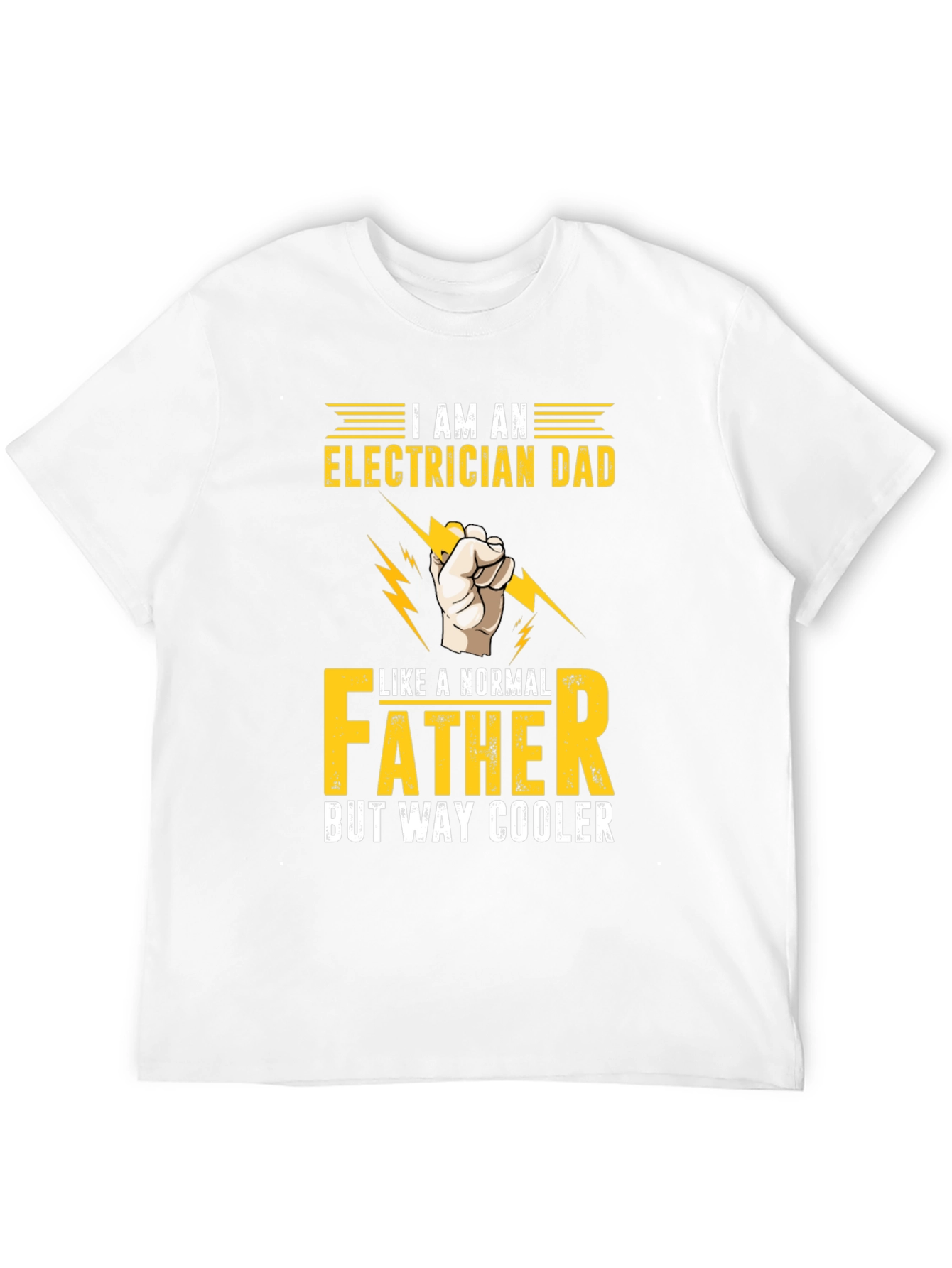 Electrician Dad T-Shirt - Way Cooler Father Tee