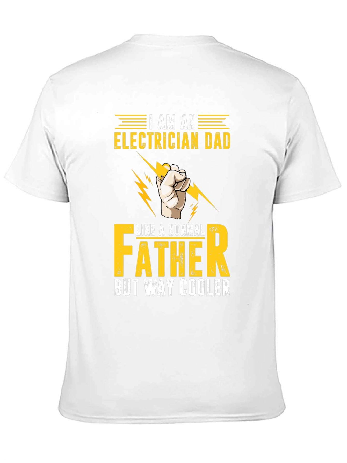 Electrician Dad T-Shirt - Way Cooler Father Tee