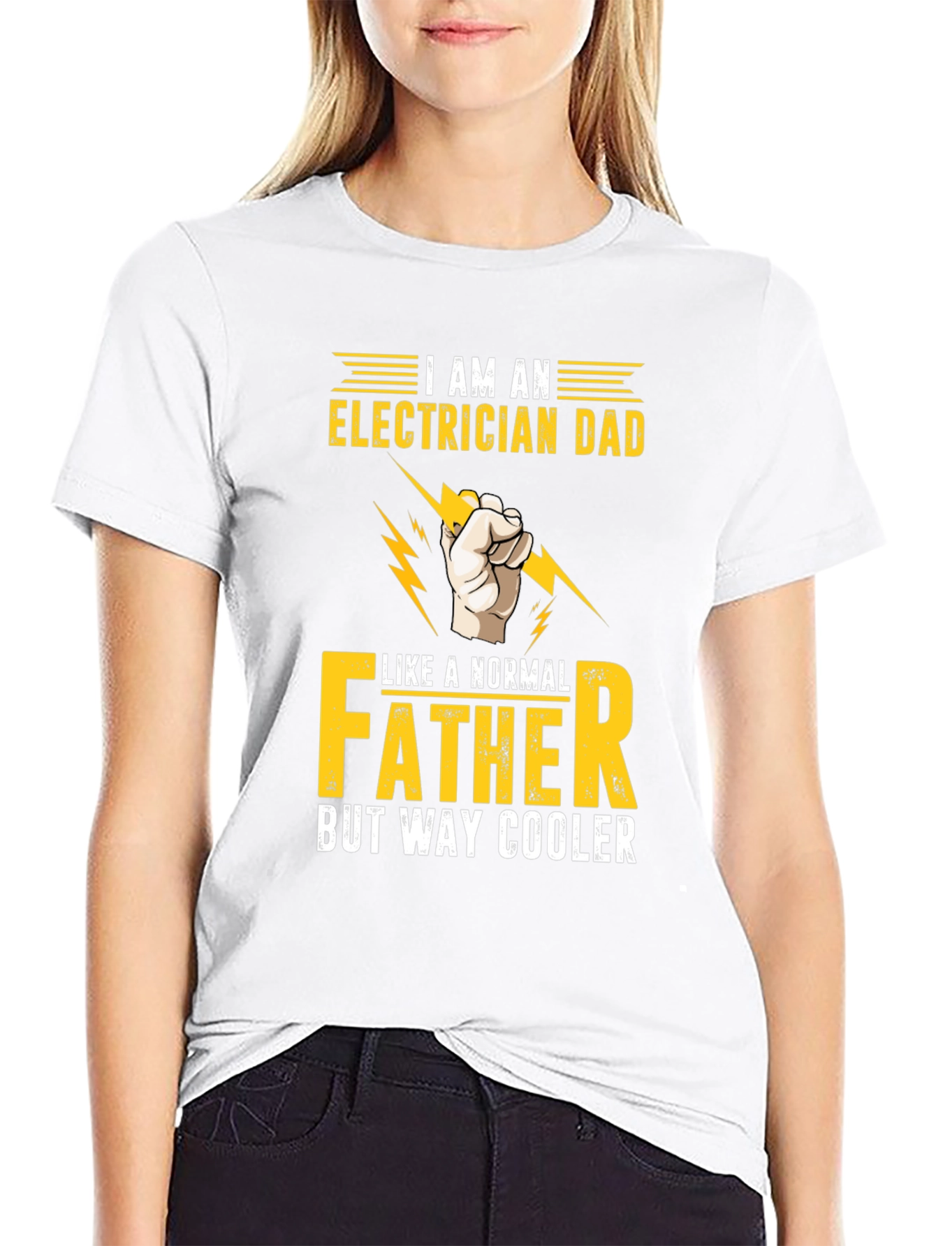 Electrician Dad T-Shirt - Way Cooler Father Tee
