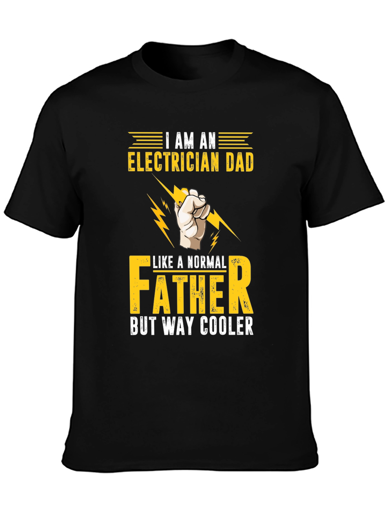 Electrician Dad T-Shirt - Way Cooler Father Tee