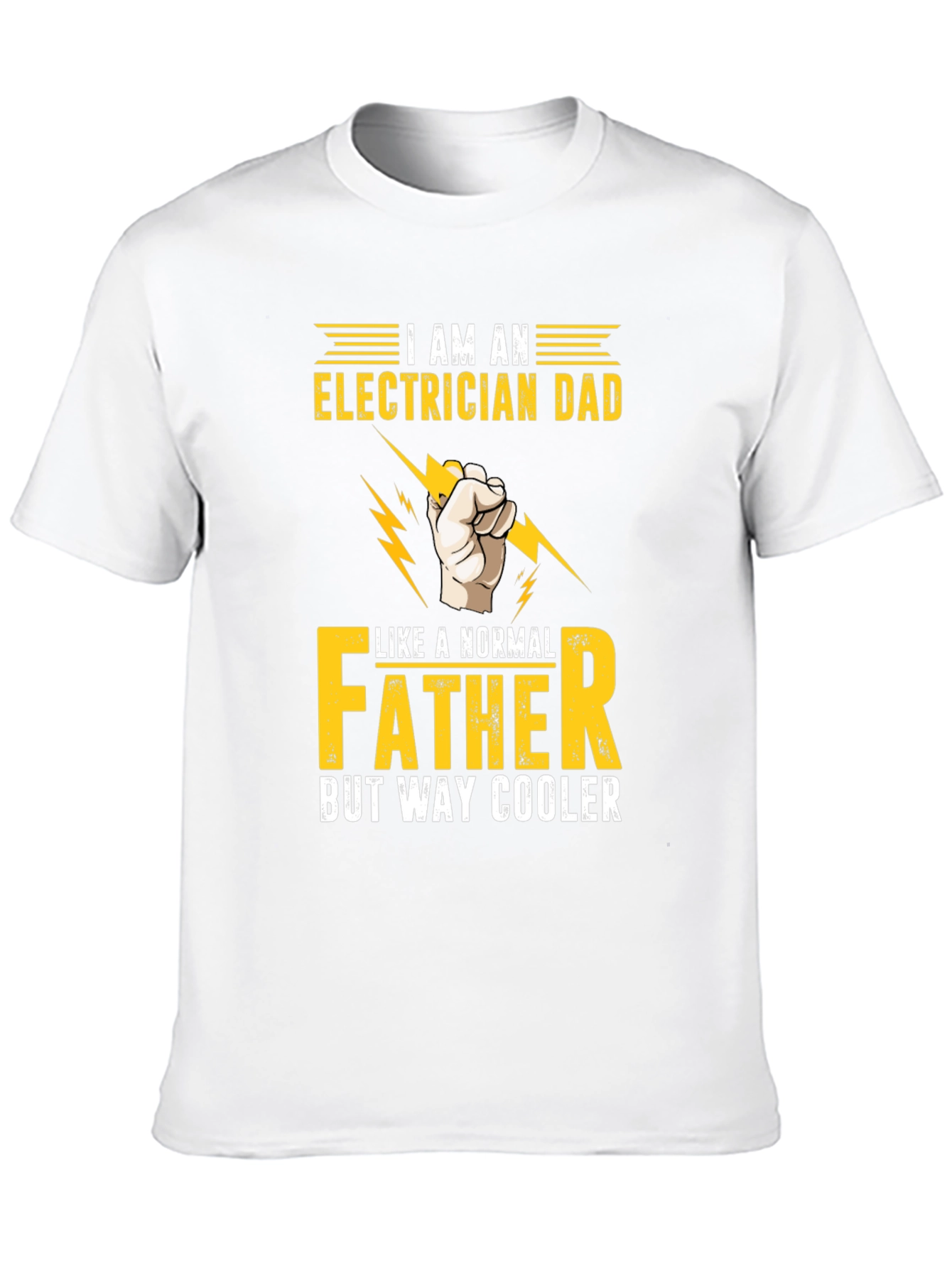 Electrician Dad T-Shirt - Way Cooler Father Tee