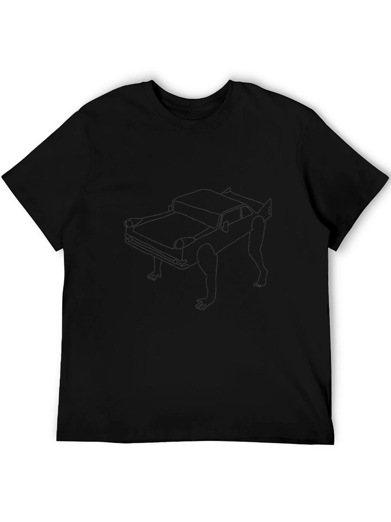 Car-Man T-Shirt | Black Graphic Tee