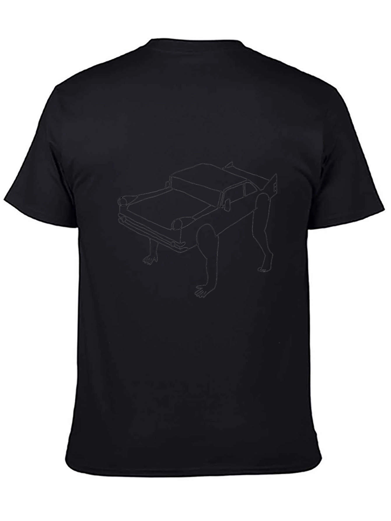 Car-Man T-Shirt | Black Graphic Tee