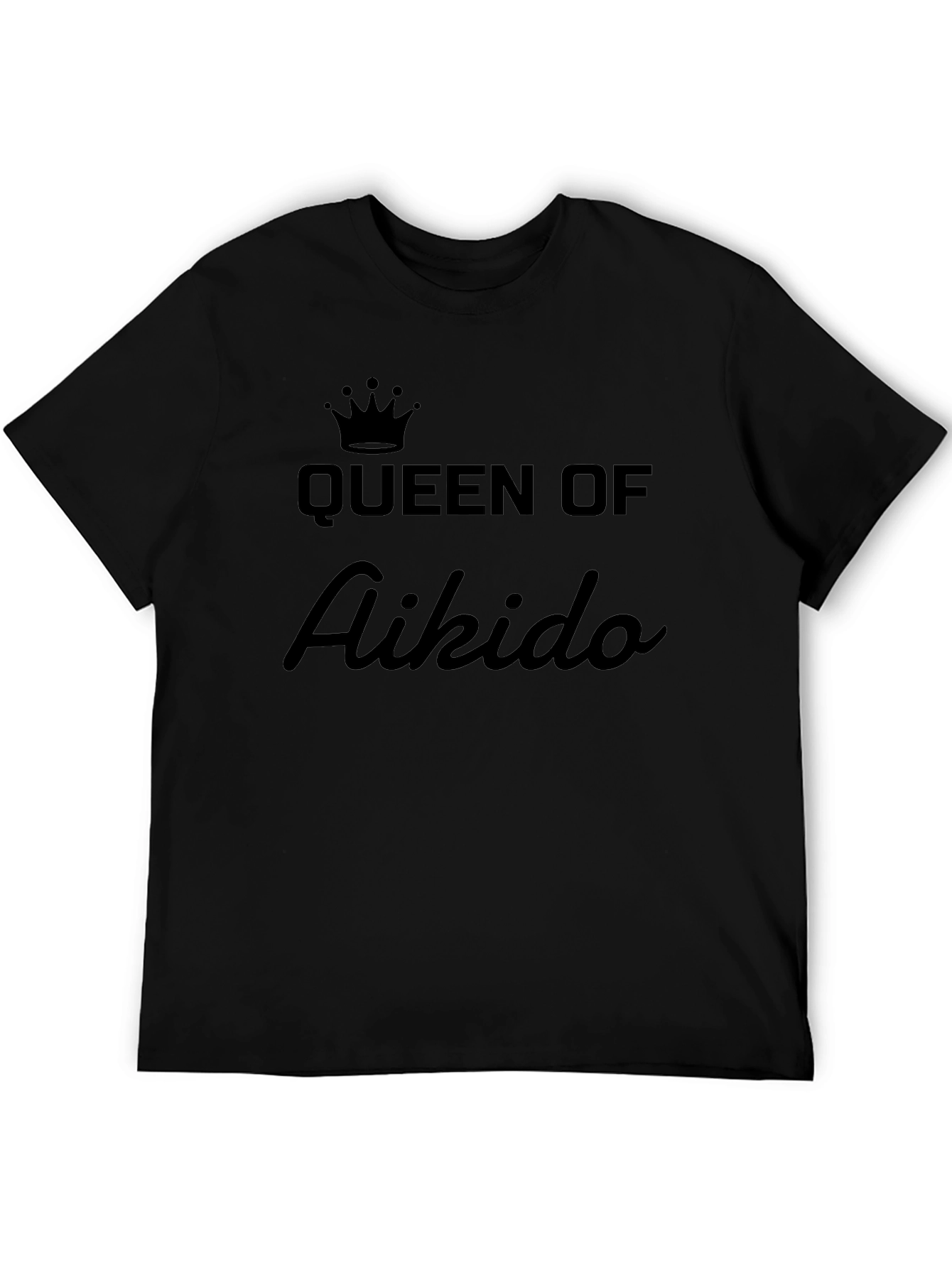 Queen of Aikido Black T-Shirt
