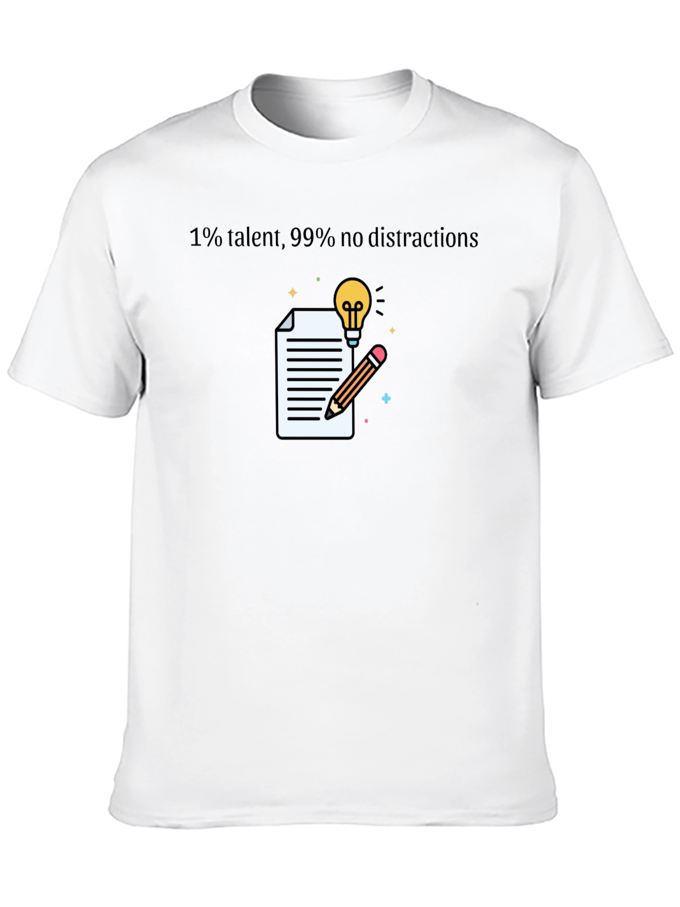 Talent & Focus Graphic T-Shirt - Black