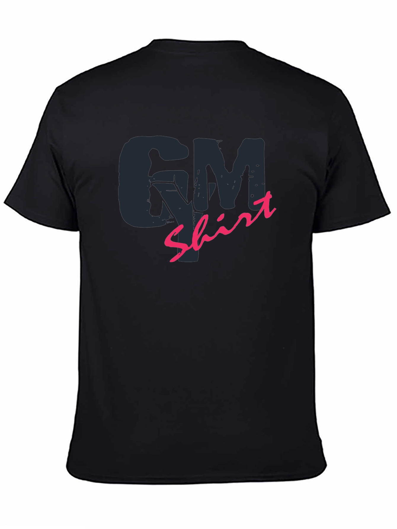 GM Shirt - Black Cotton Tee
