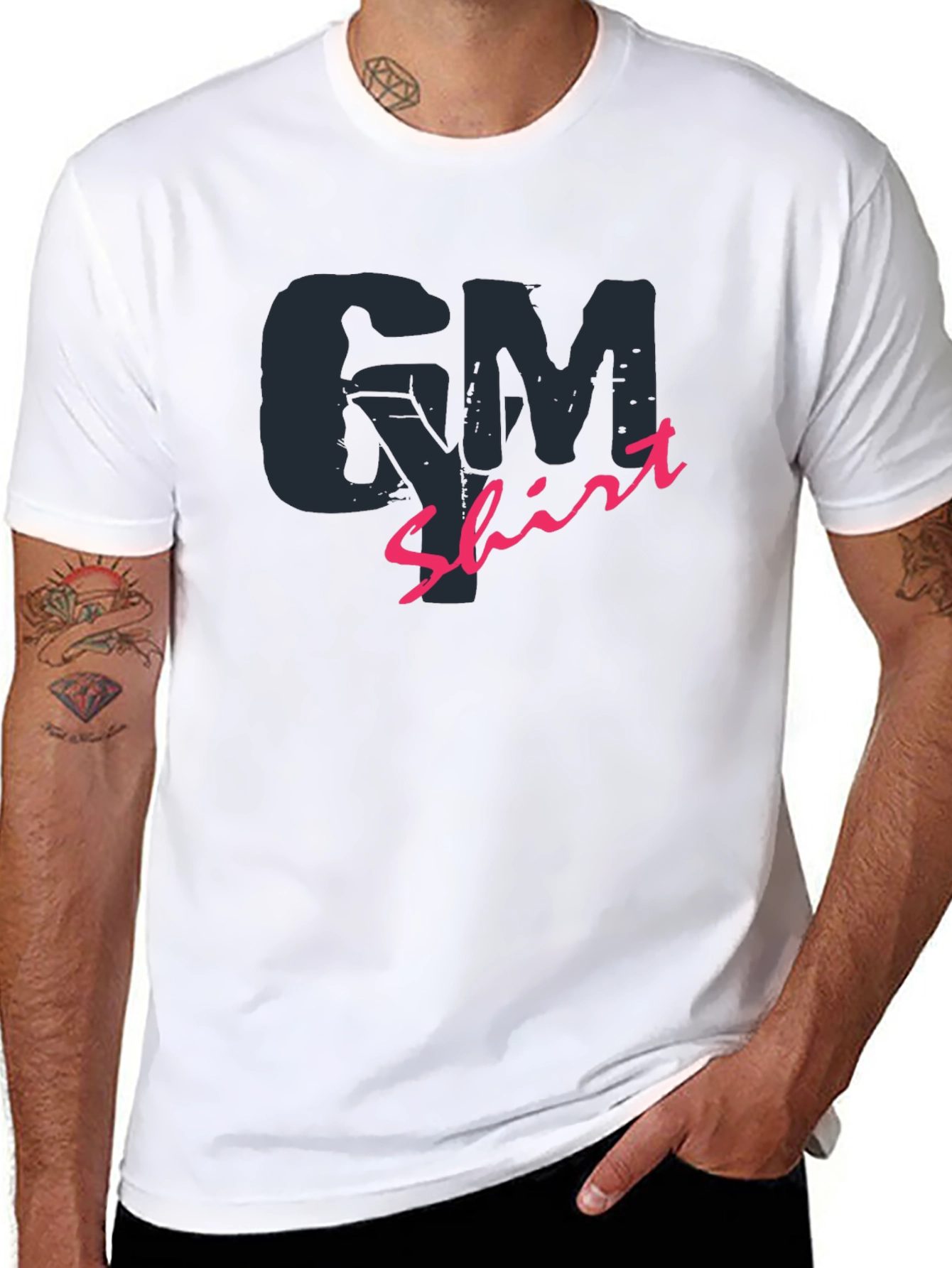 GM Shirt - Black Cotton Tee