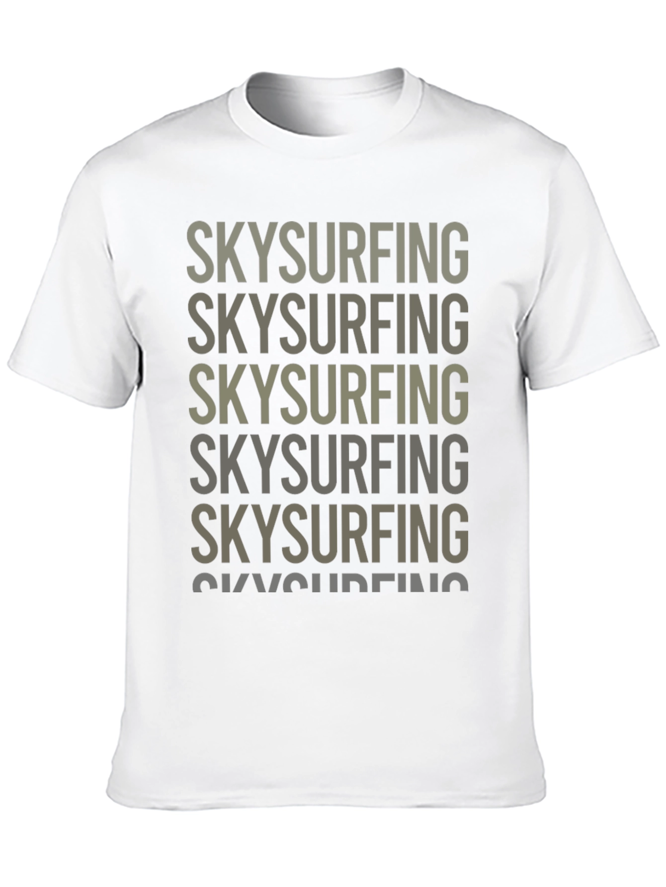 Skysurfing Graphic Tee - Black Cotton T-Shirt