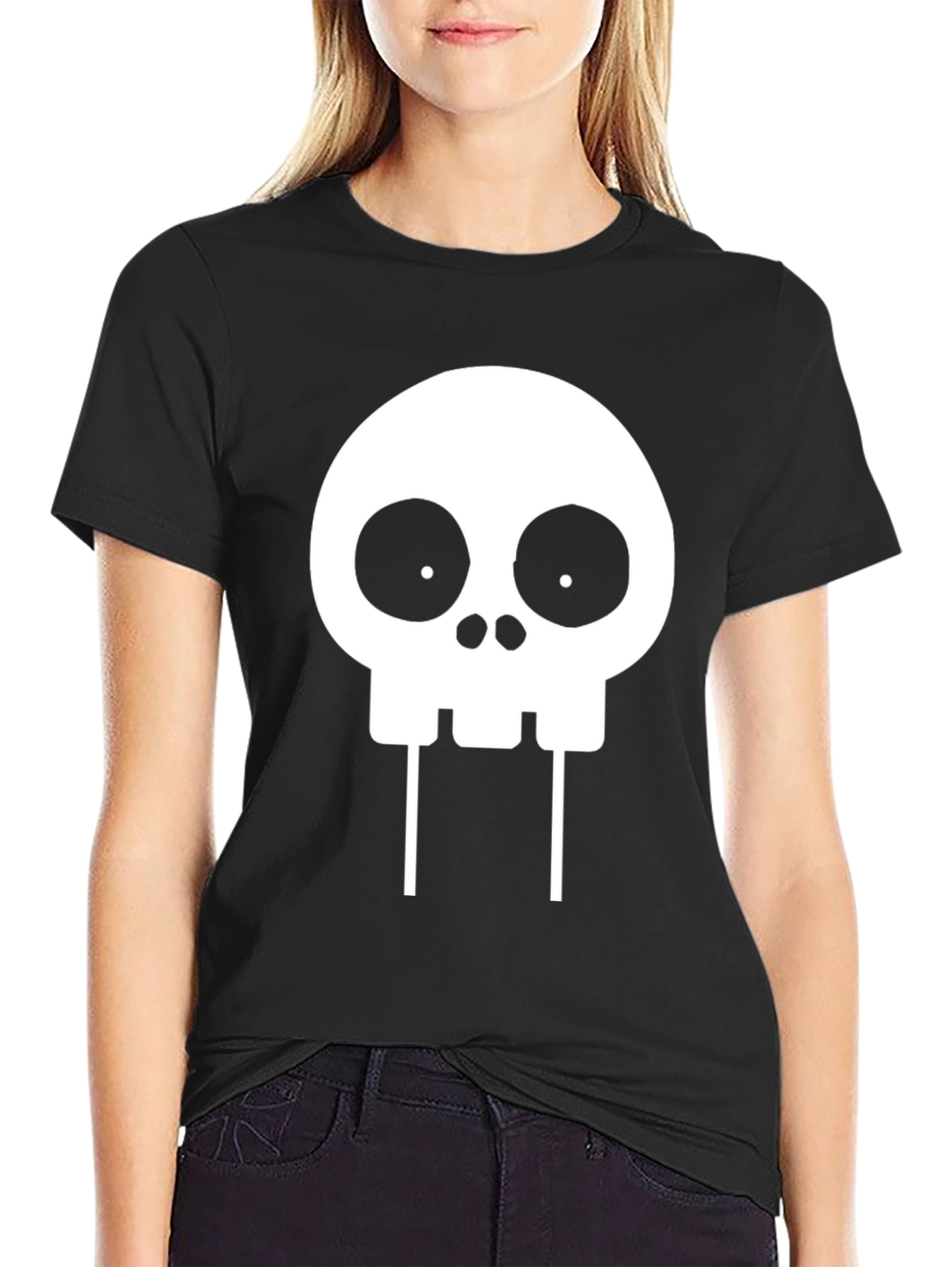 Skull Graphic Black T-Shirt