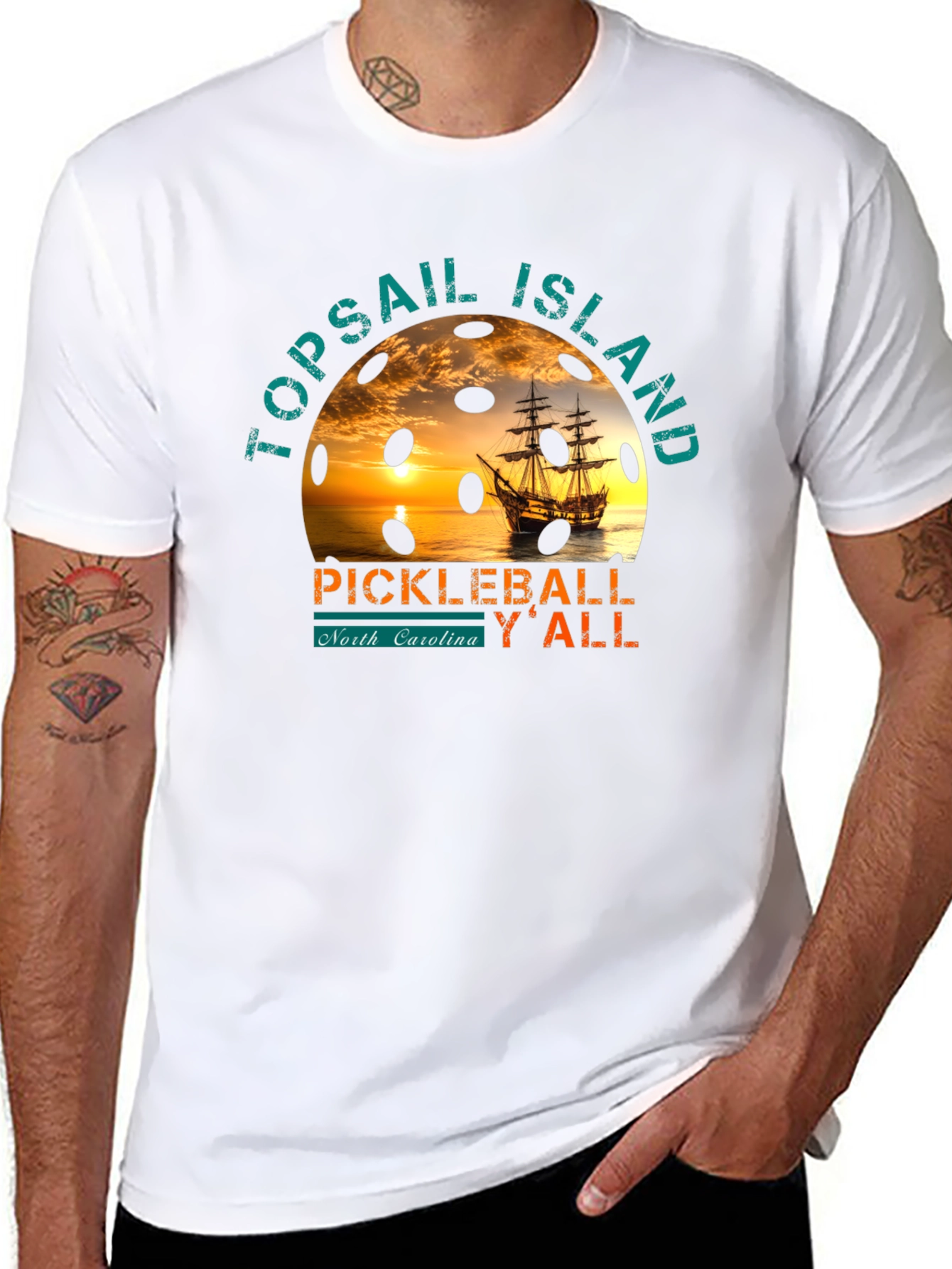 Topsail Island Pickleball T-Shirt