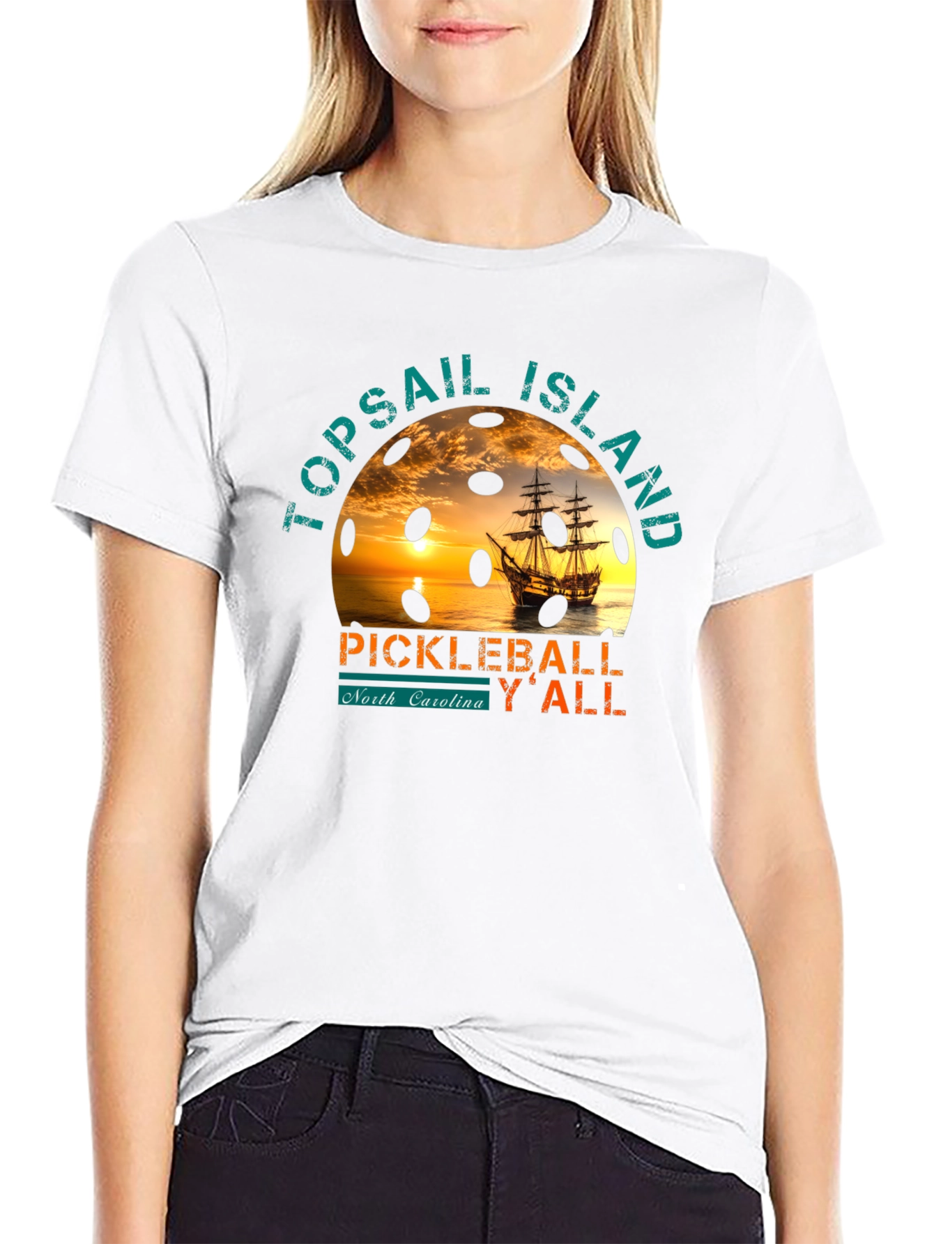 Topsail Island Pickleball T-Shirt