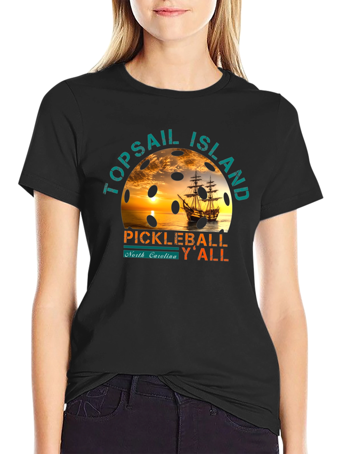 Topsail Island Pickleball T-Shirt