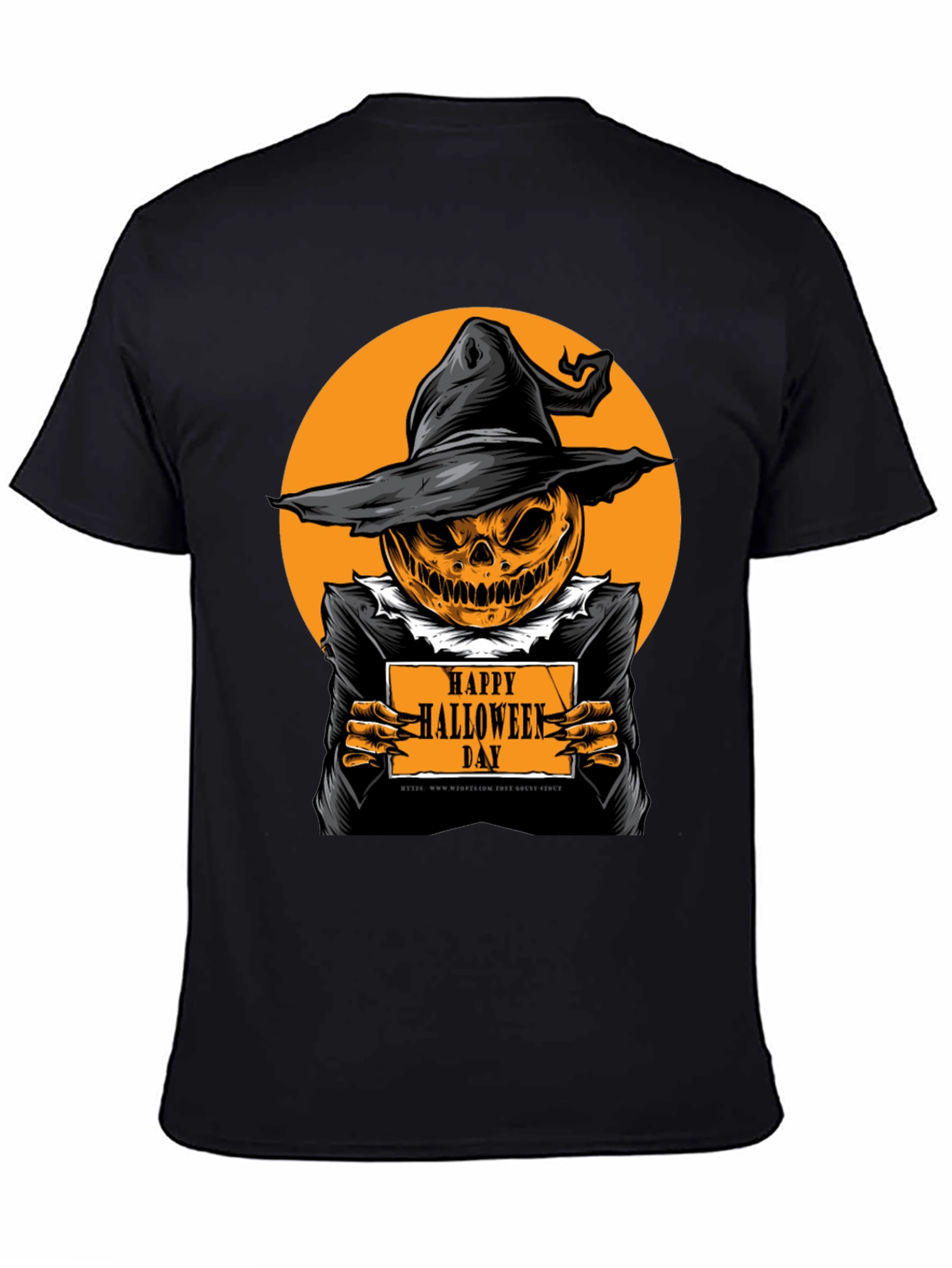 Happy Halloween Day Pumpkin T-Shirt - Spooky Season