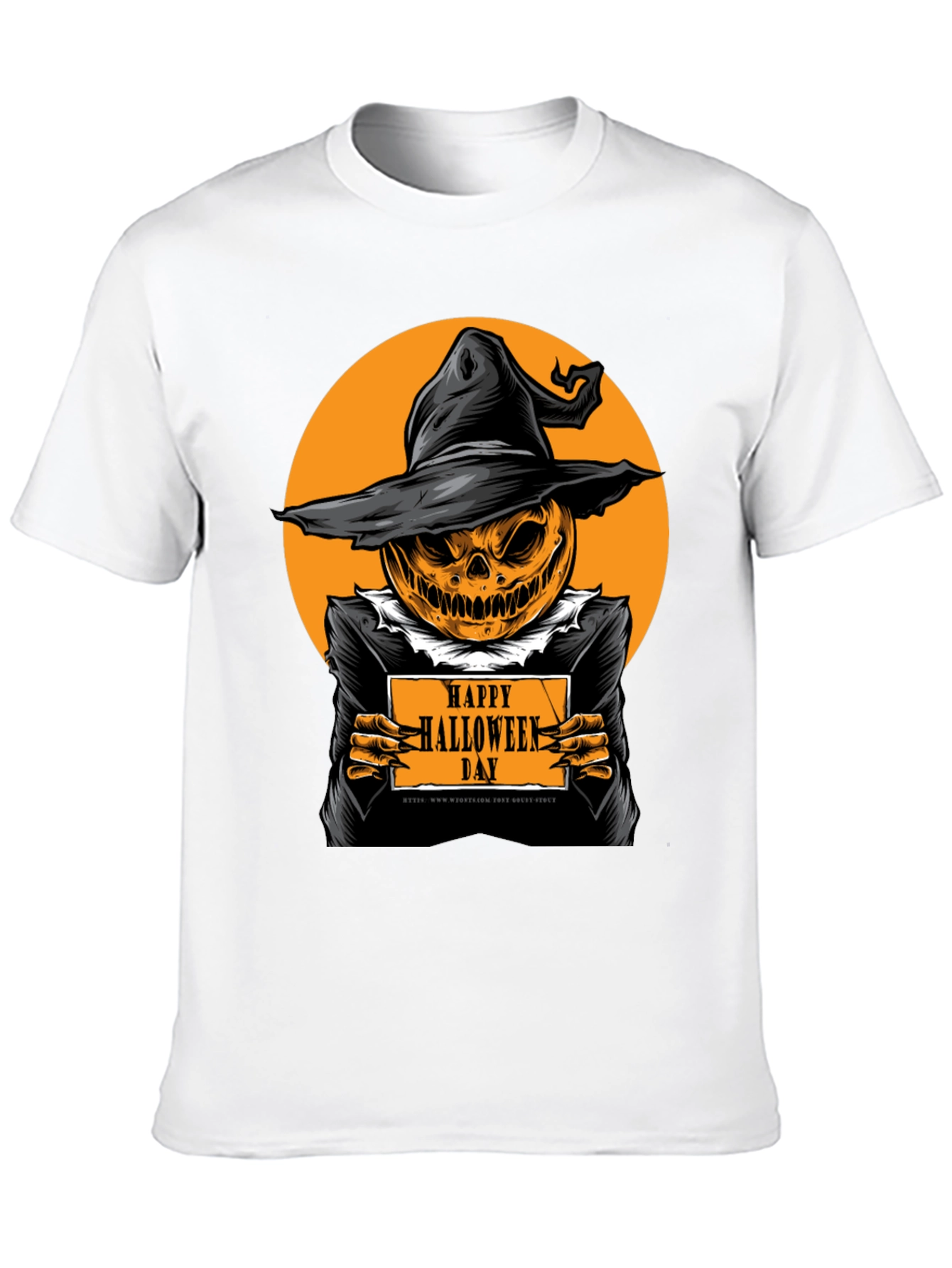 Happy Halloween Day Pumpkin T-Shirt - Spooky Season