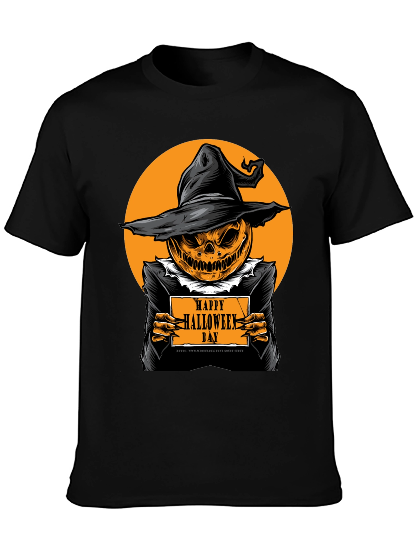 Happy Halloween Day Pumpkin T-Shirt - Spooky Season