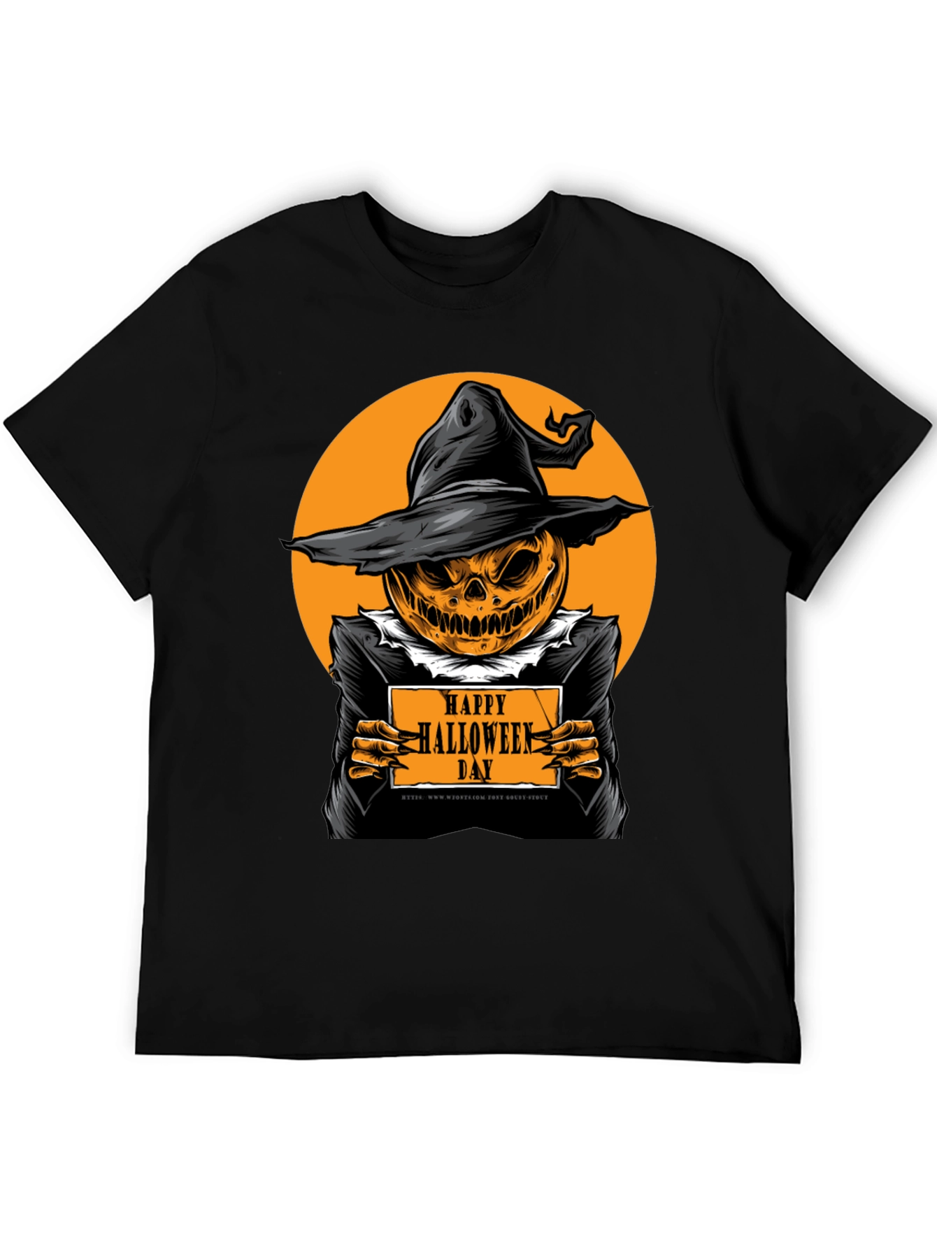 Happy Halloween Day Pumpkin T-Shirt - Spooky Season