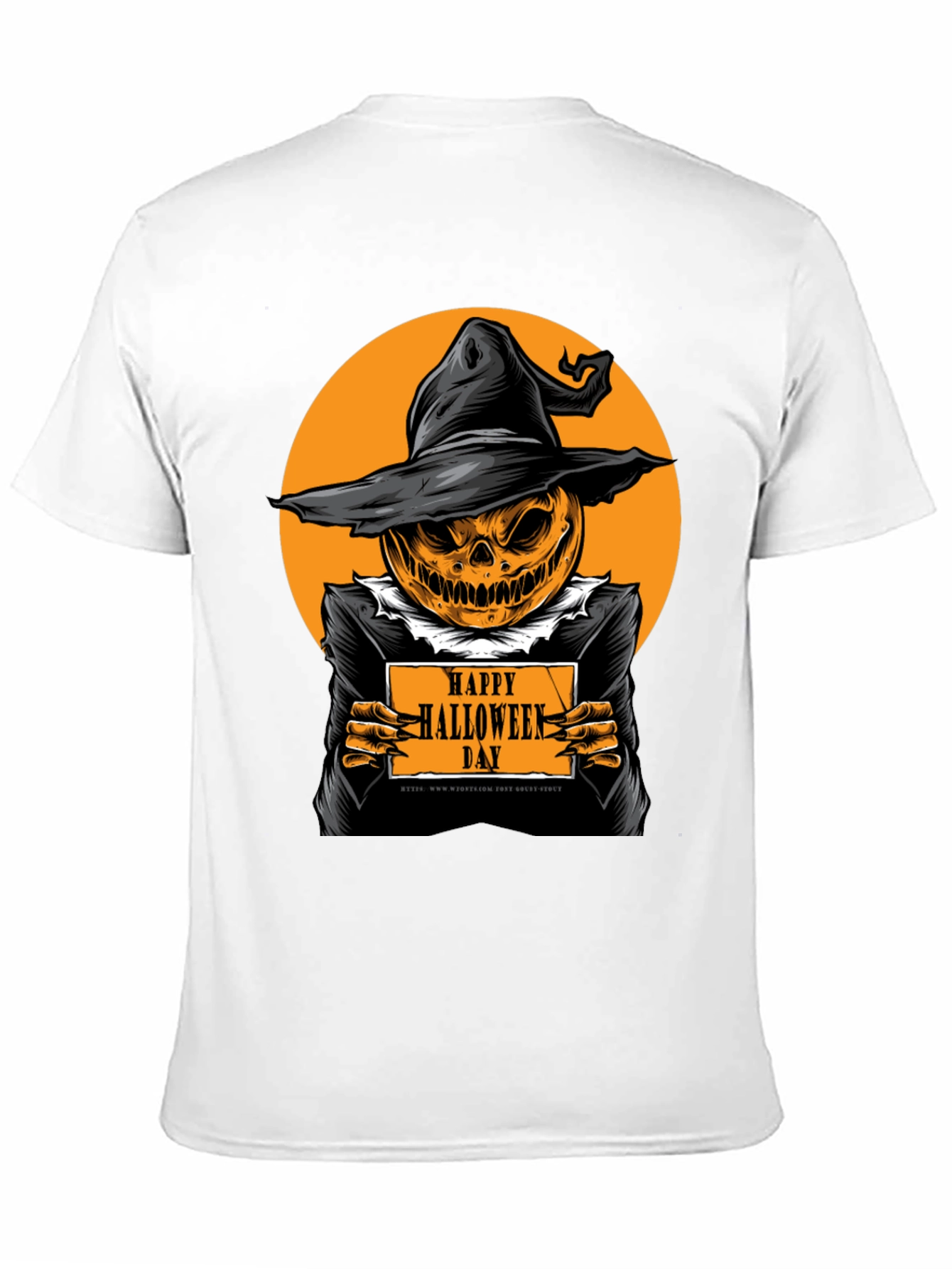 Happy Halloween Day Pumpkin T-Shirt - Spooky Season
