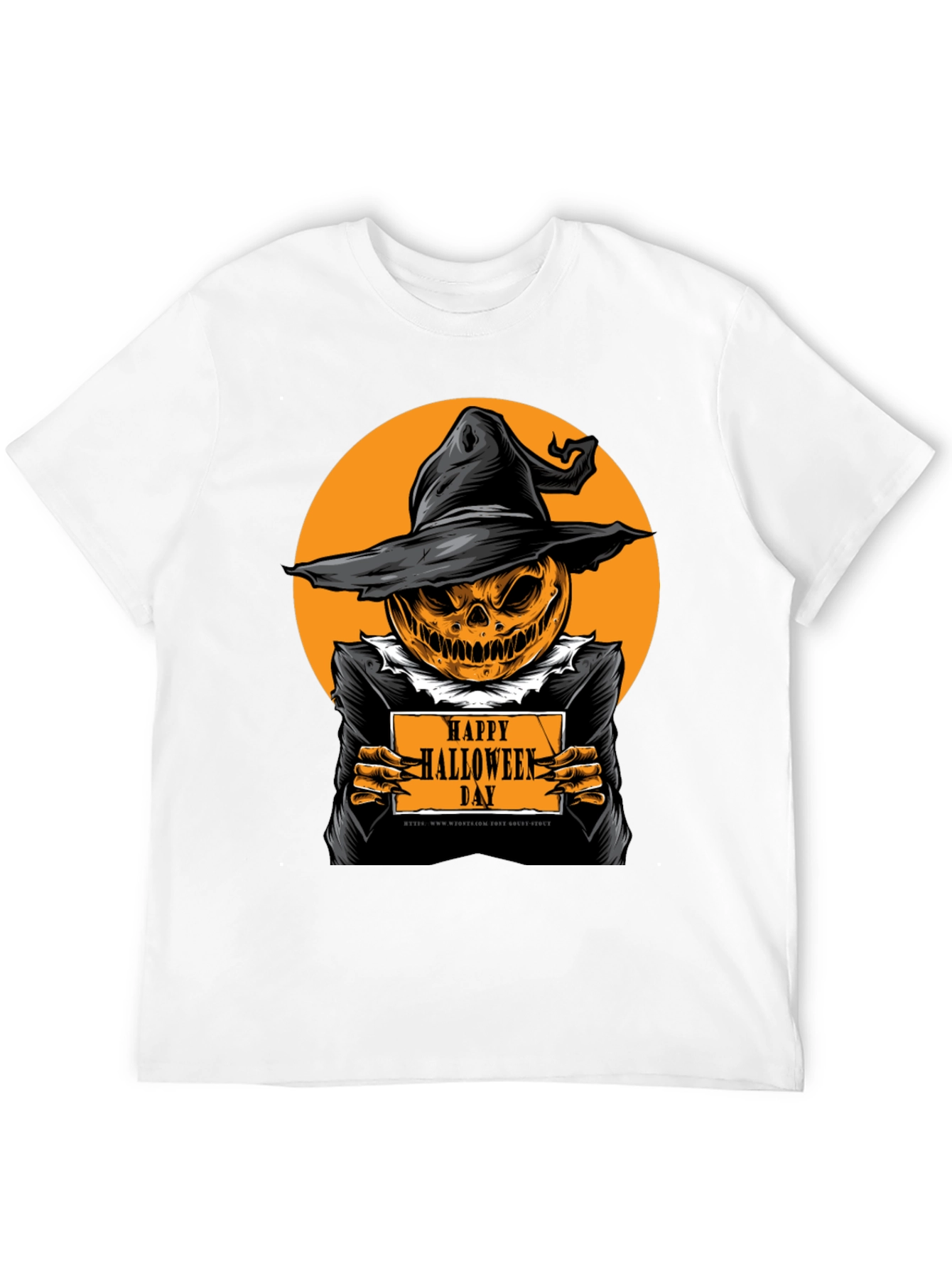 Happy Halloween Day Pumpkin T-Shirt - Spooky Season