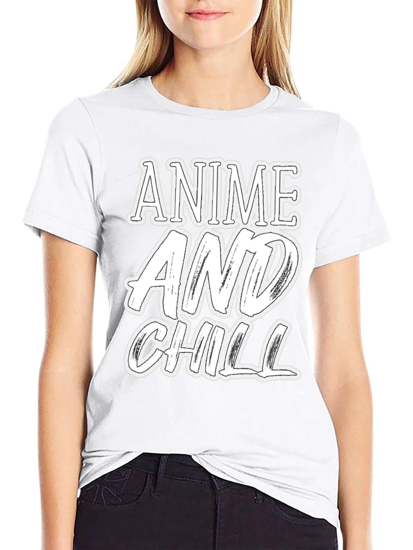 Anime and Chill Graphic T-Shirt