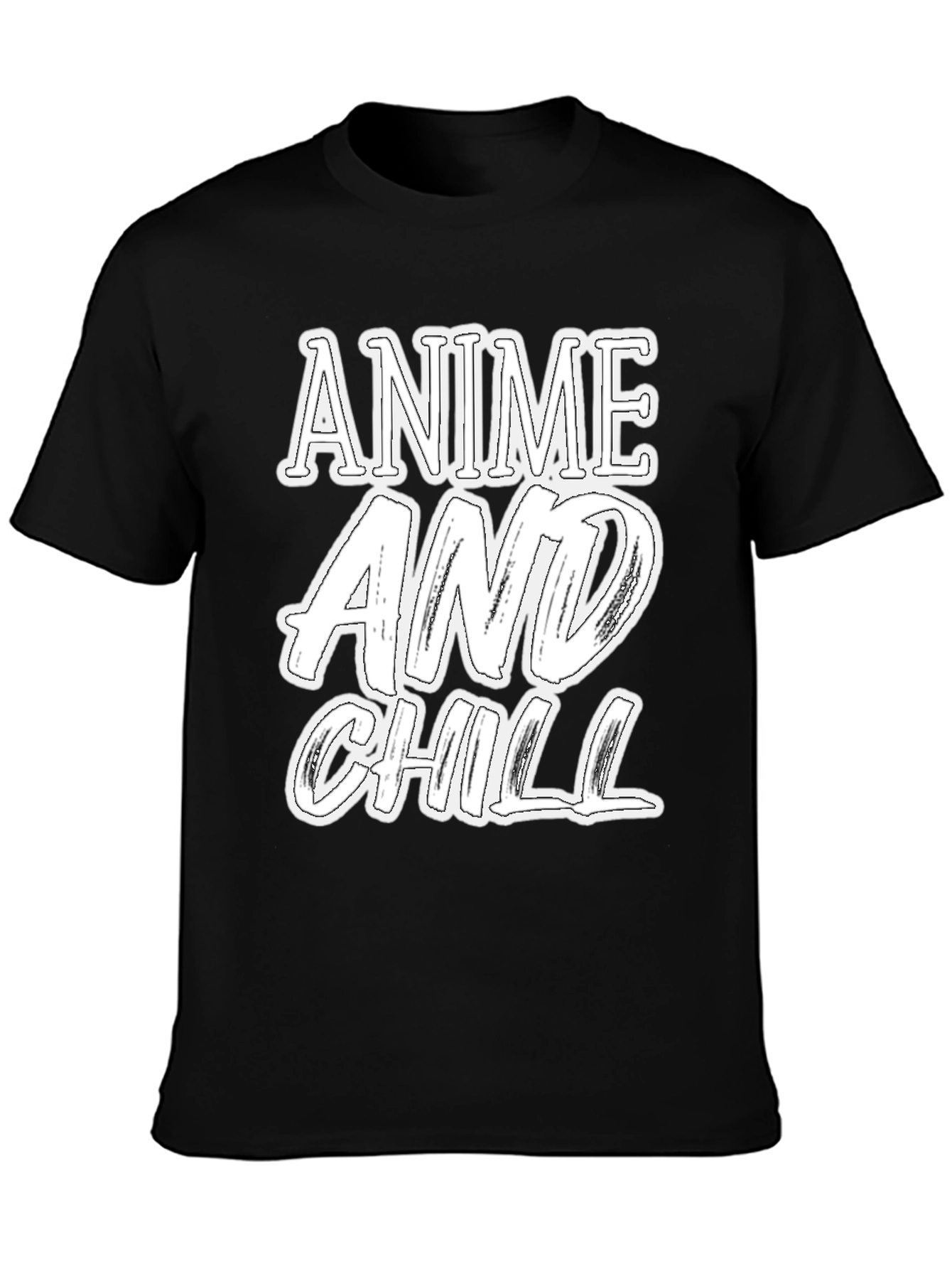 Anime and Chill Graphic T-Shirt