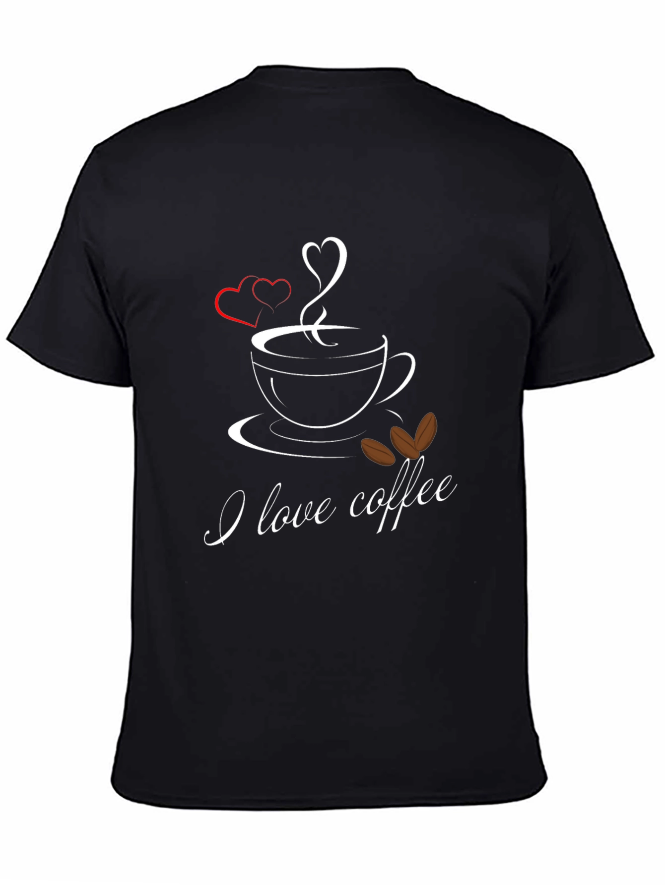 I Love Coffee Graphic Tee - Soft Cotton Blend