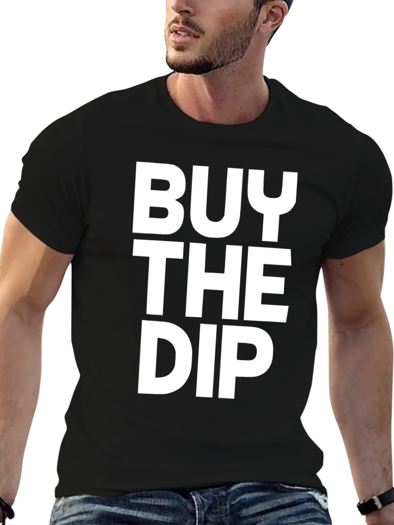 Buy The Dip Black T-Shirt - Investor Apparel