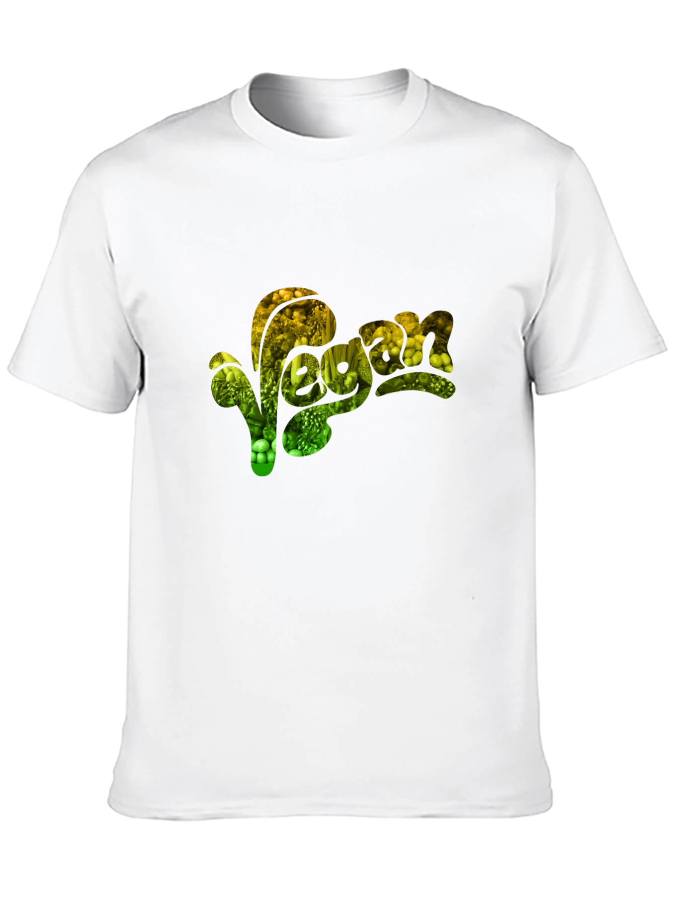 Vegan Graphic T-Shirt - Black