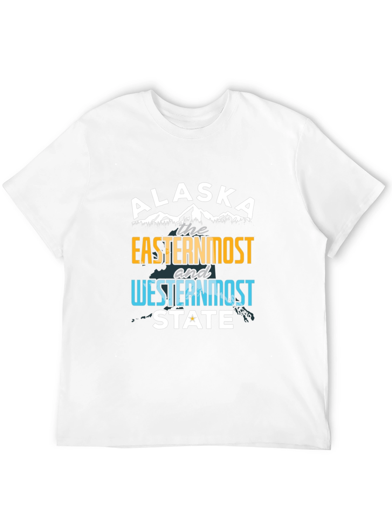 Alaska Easternmost and Westernmost State Graphic Tee