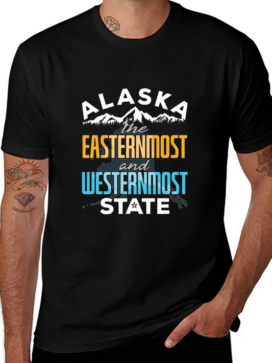 Alaska Easternmost and Westernmost State Graphic Tee