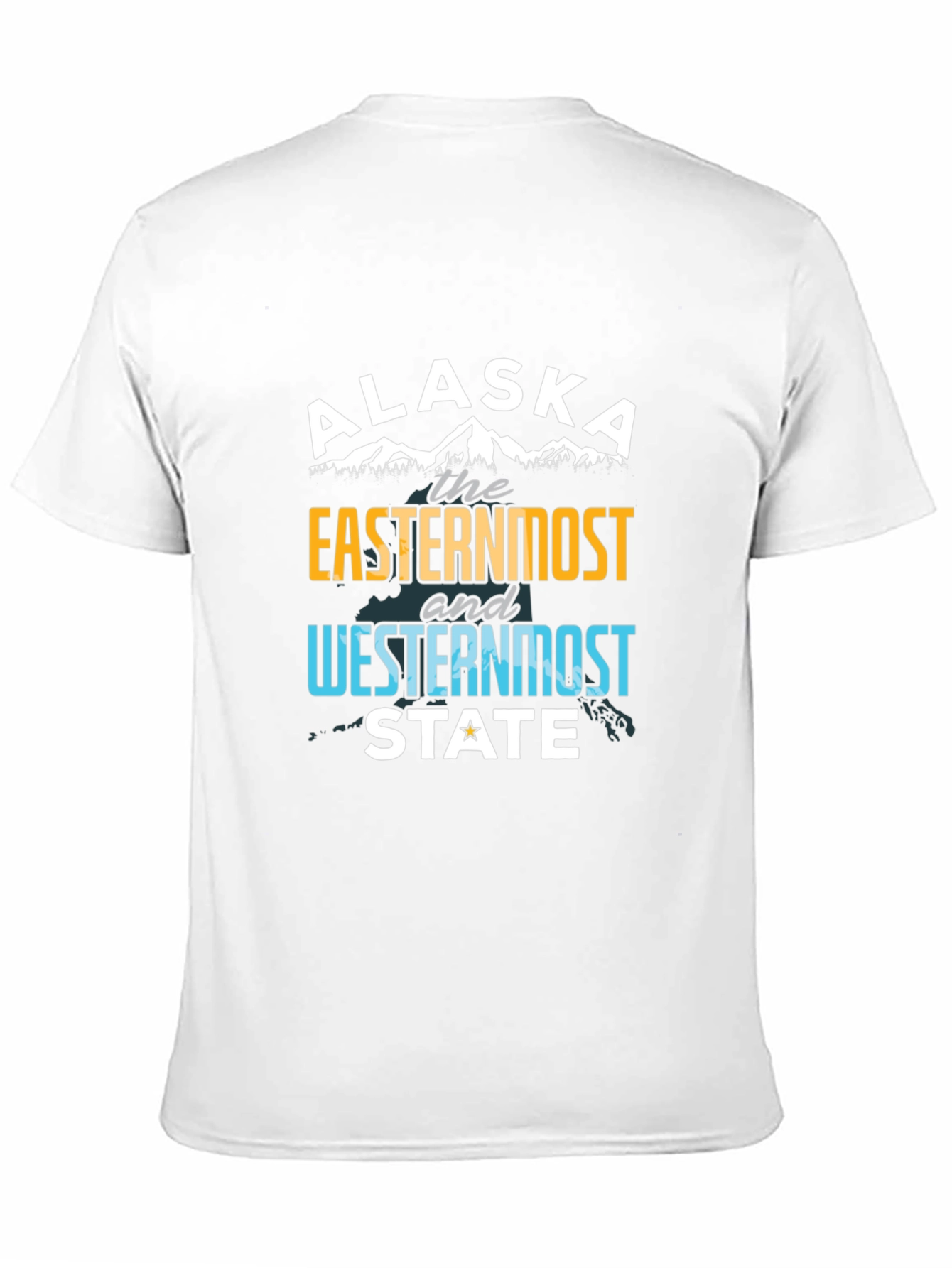 Alaska Easternmost and Westernmost State Graphic Tee