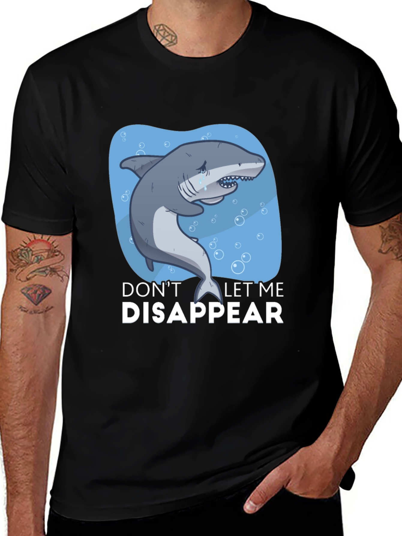 Save the Sharks T-Shirt - Dont Let Me Disappear