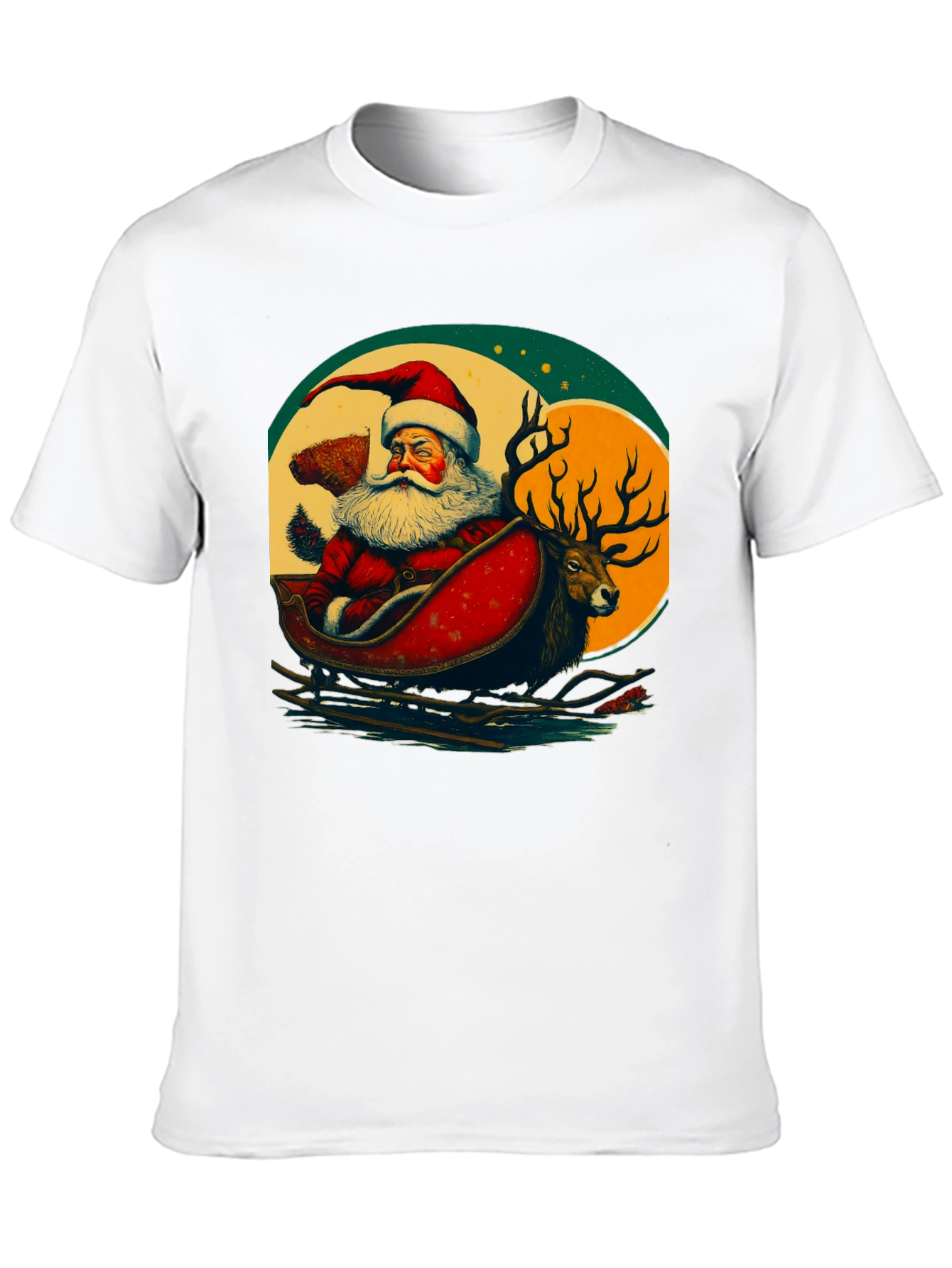 Santa & Reindeer T-Shirt