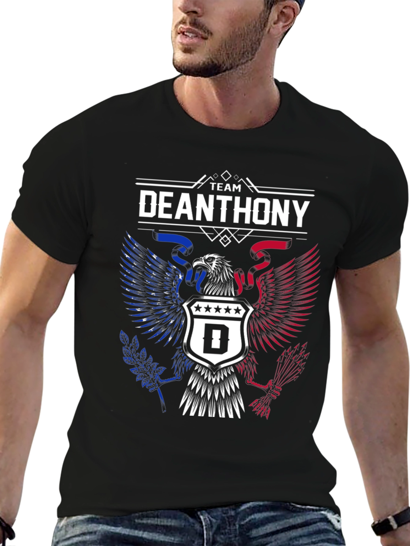Team Deanthony Eagle Graphic Tee - Patriotic T-Shirt