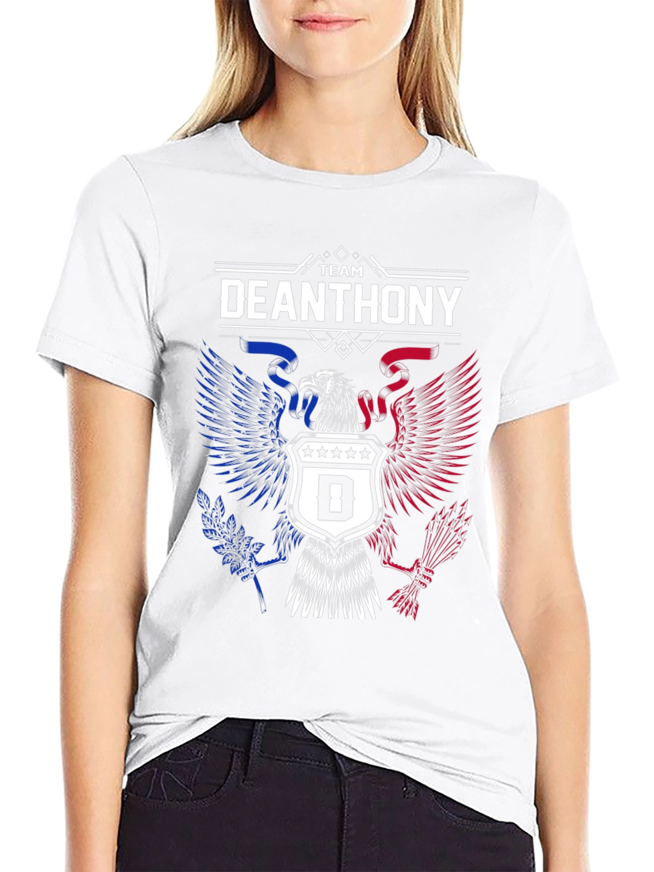 Team Deanthony Eagle Graphic Tee - Patriotic T-Shirt