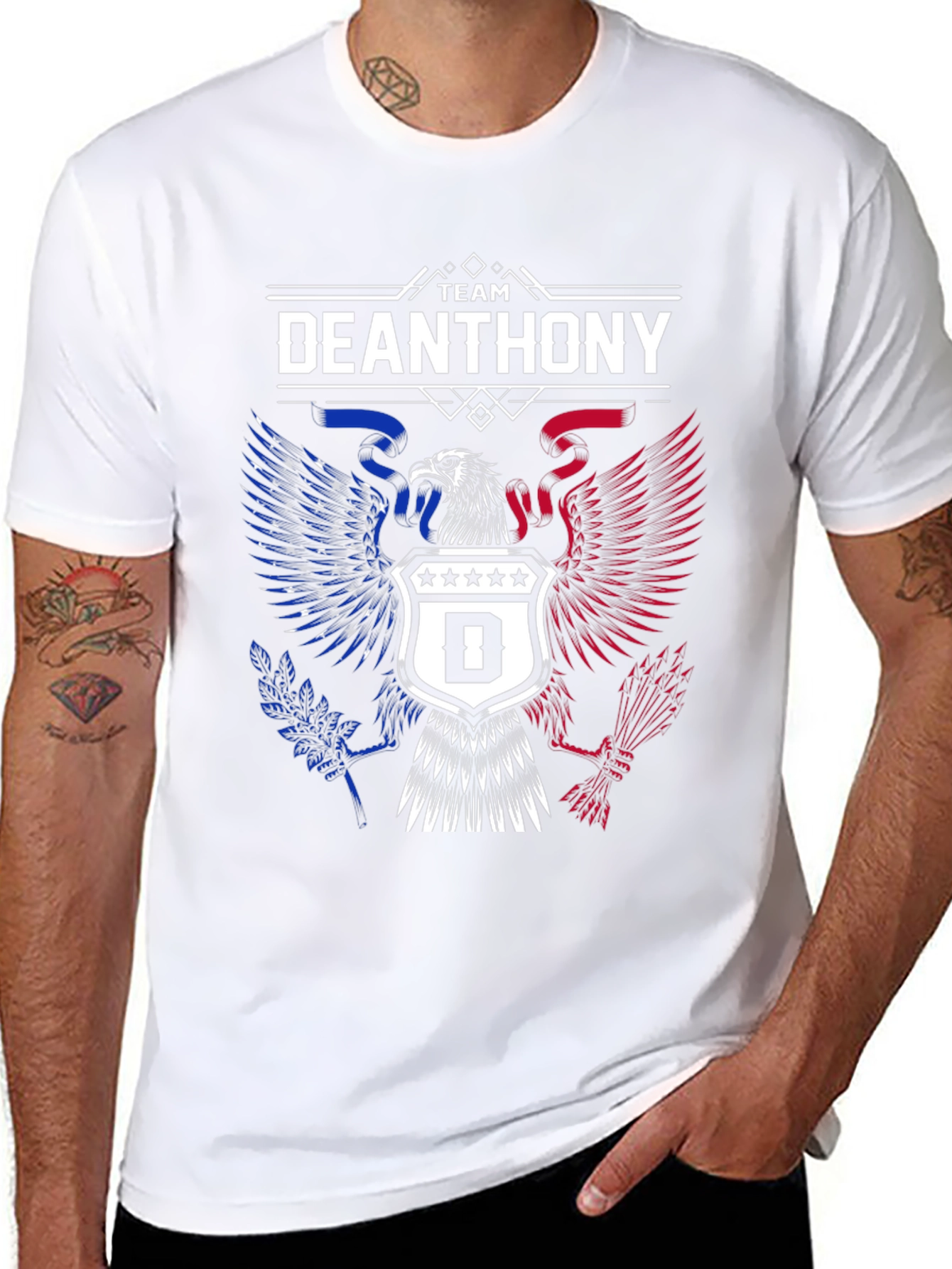 Team Deanthony Eagle Graphic Tee - Patriotic T-Shirt
